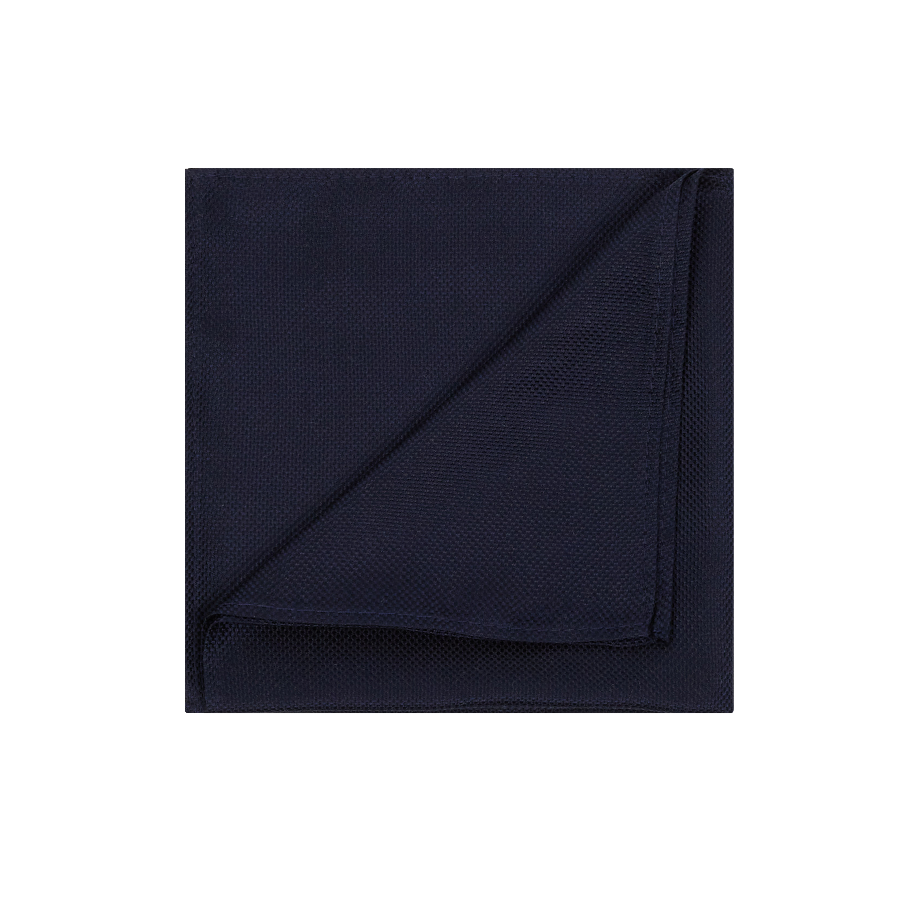 Navy Hague Textured Pocket Square