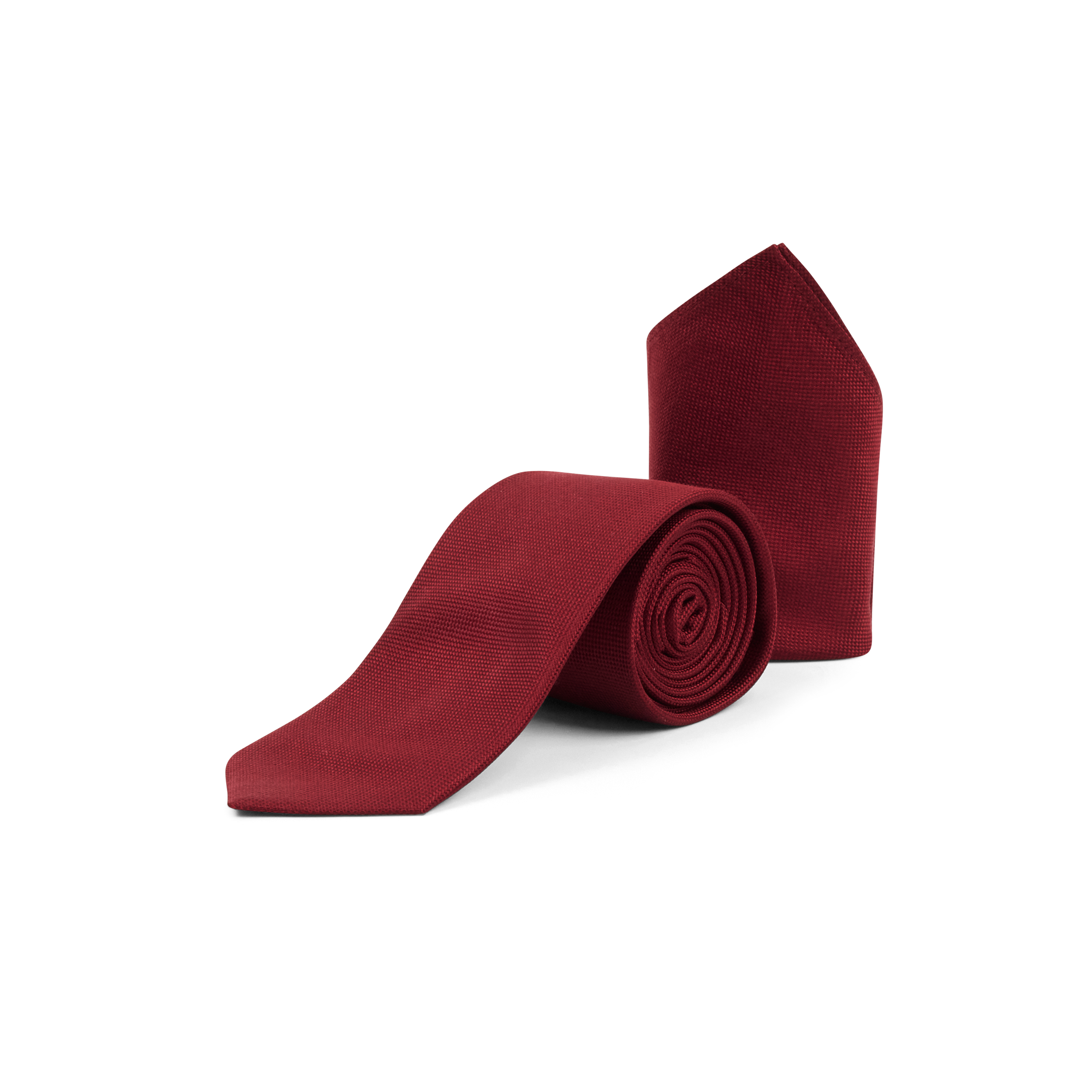 Red Hague Textured Pocket Square