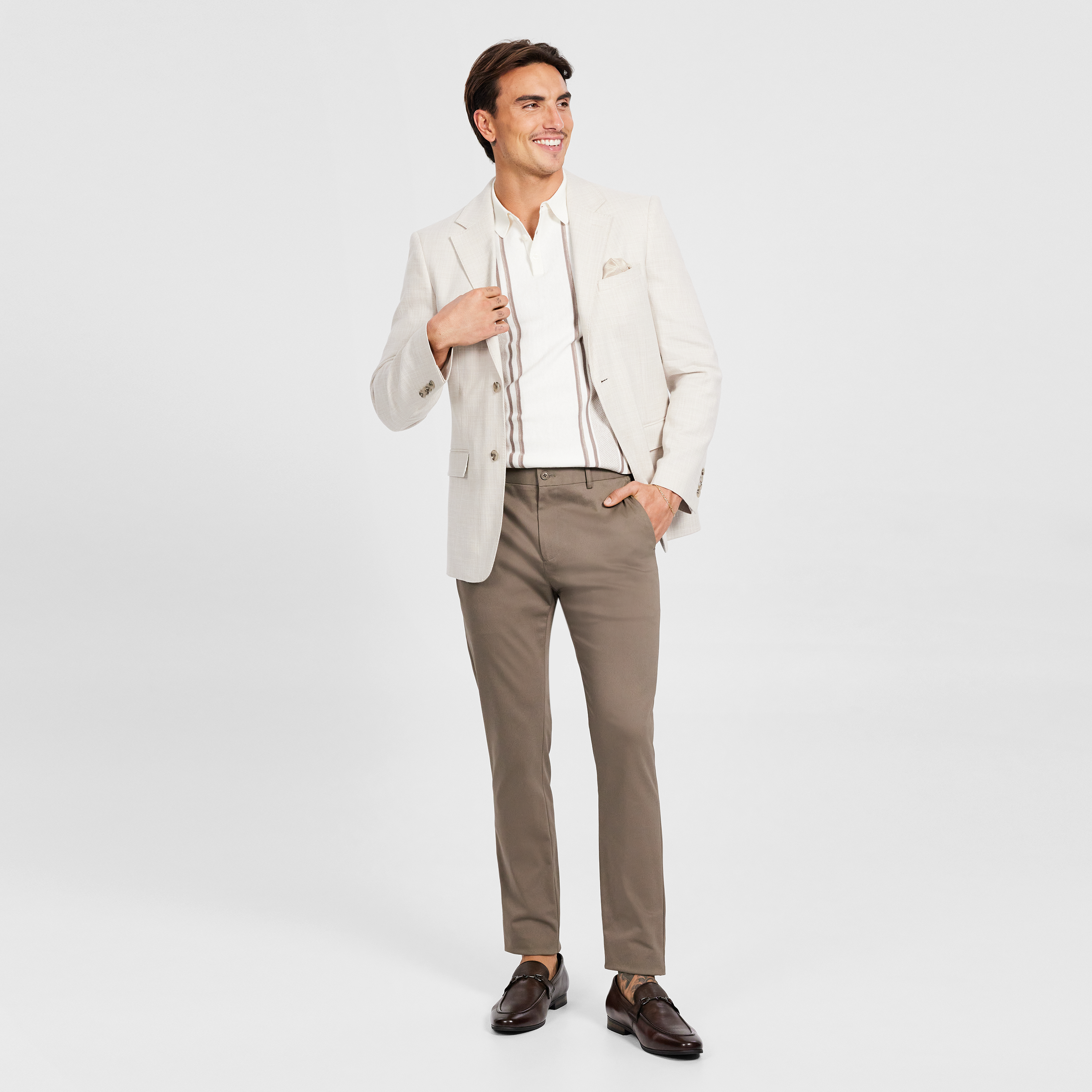 Natural Casper Stretch Blazer