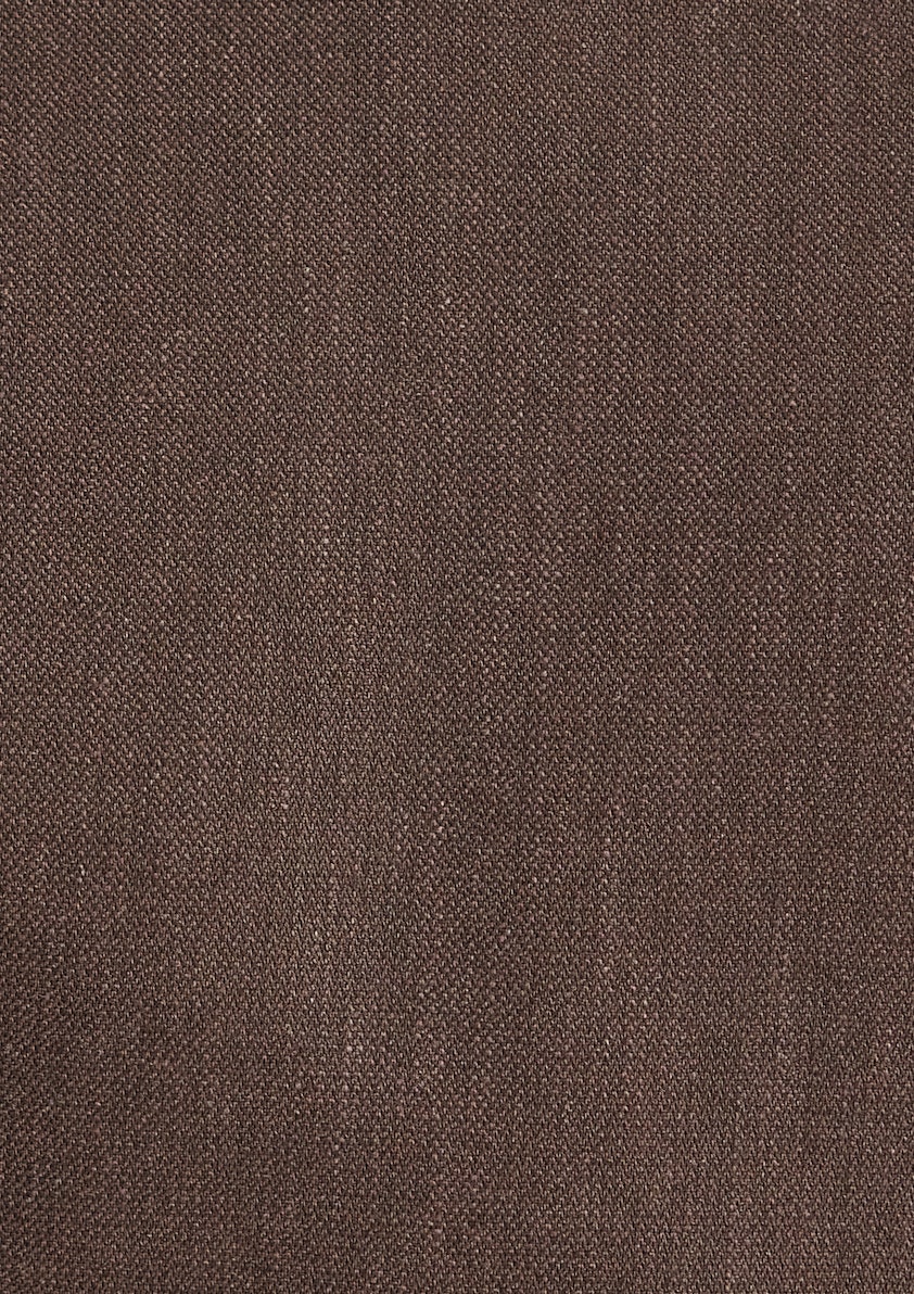 Chocolate Marvel Stretch Linen Suit