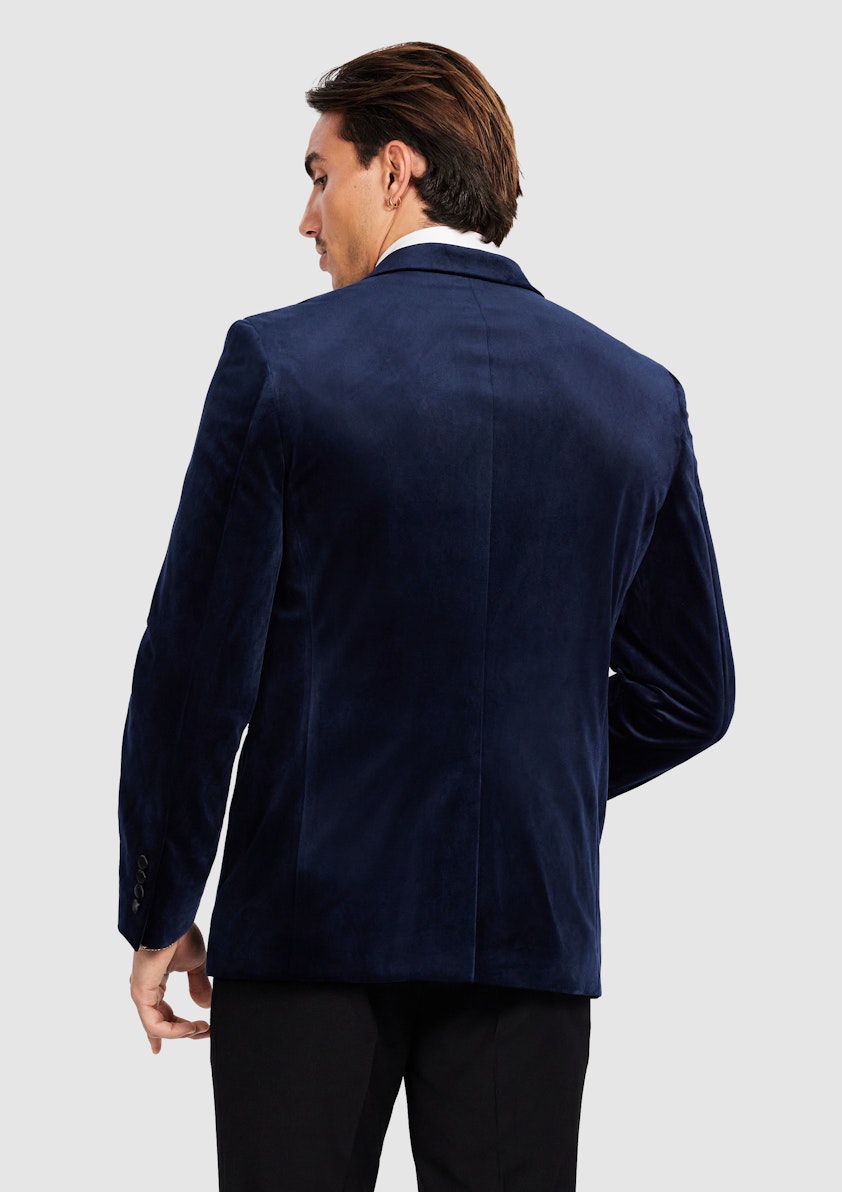 Midnight Nikko Velvet Tuxedo Jacket