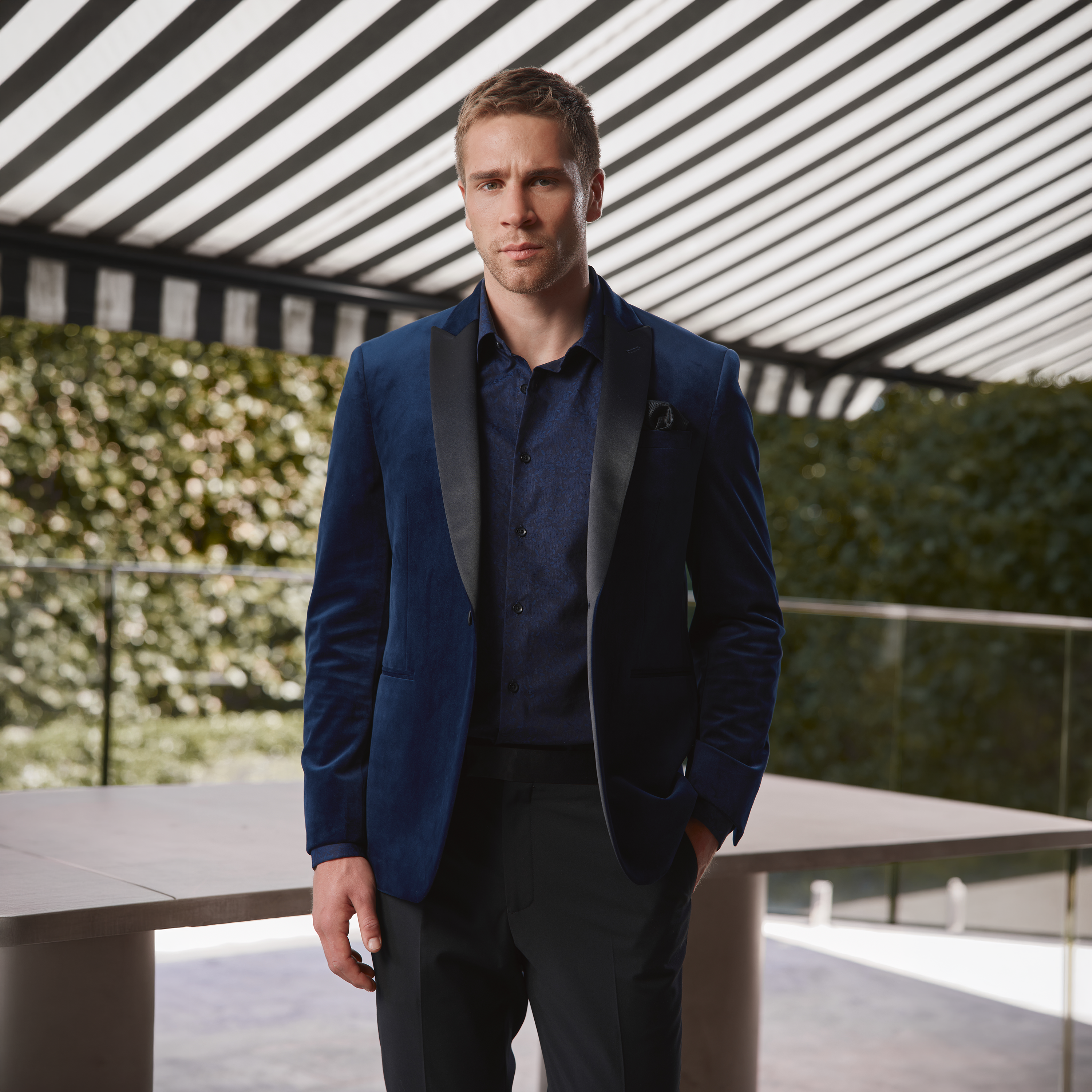 Nikko Velvet Tuxedo Jacket