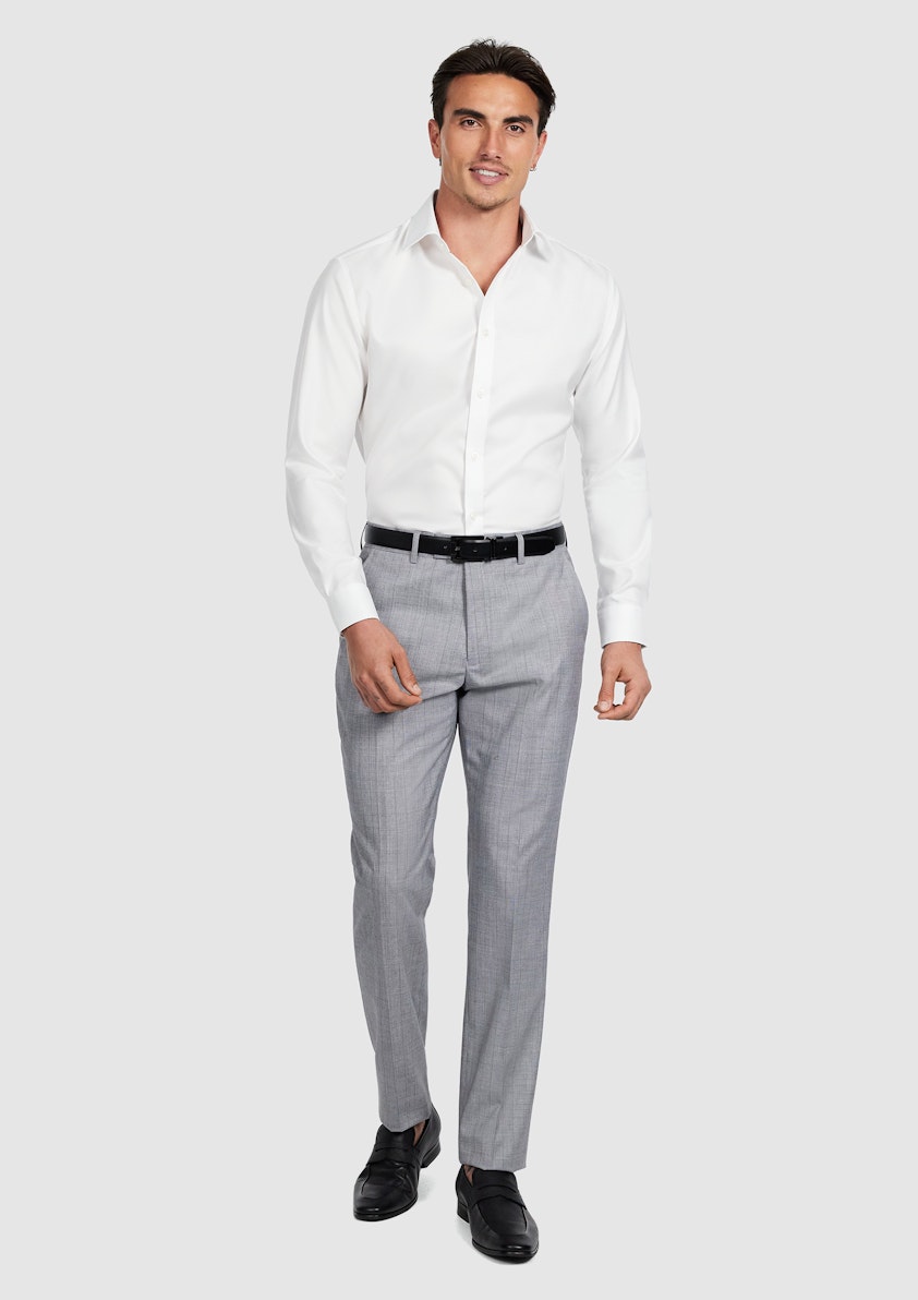 Silver Kyler Slim Check Pant