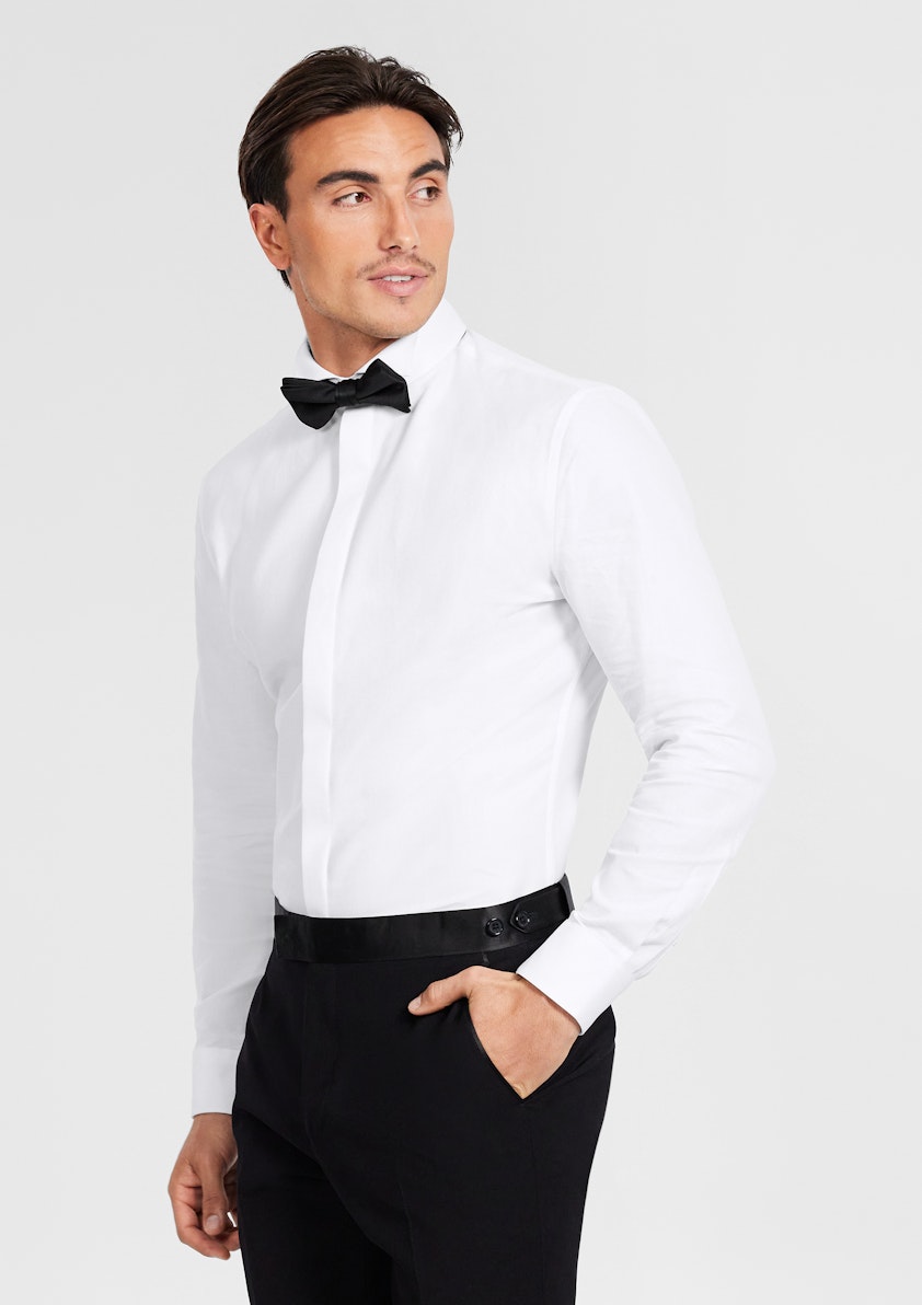 Wing Tip Slim Tuxedo Shirt
