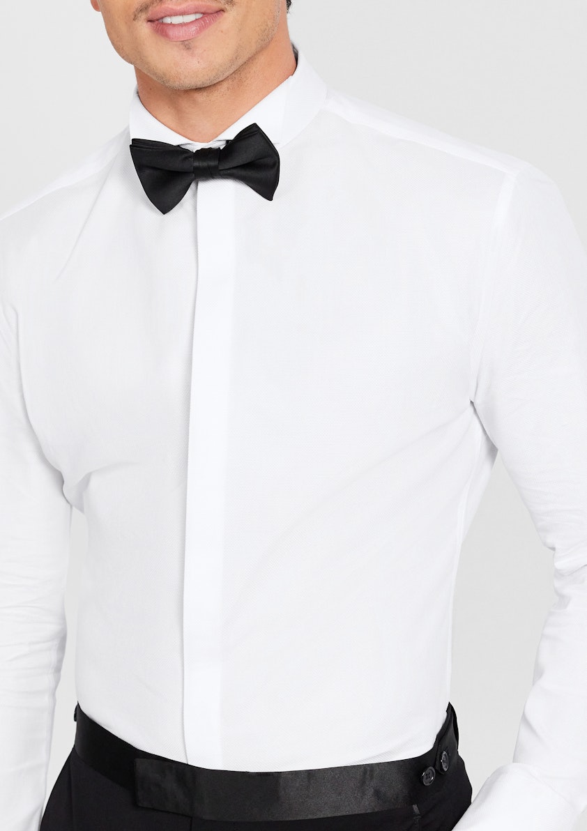 Wing Tip Slim Tuxedo Shirt