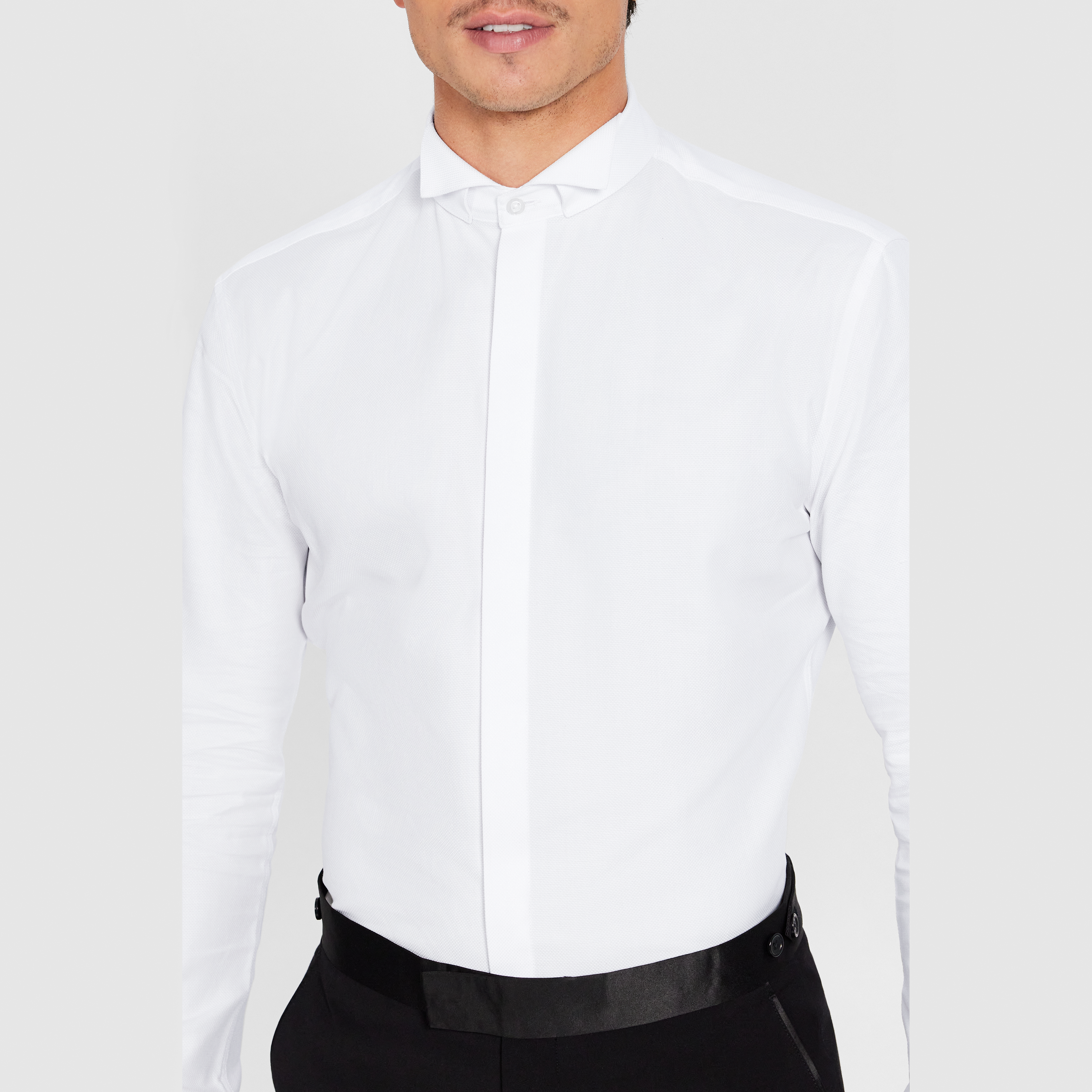 Wing Tip Slim Tuxedo Shirt