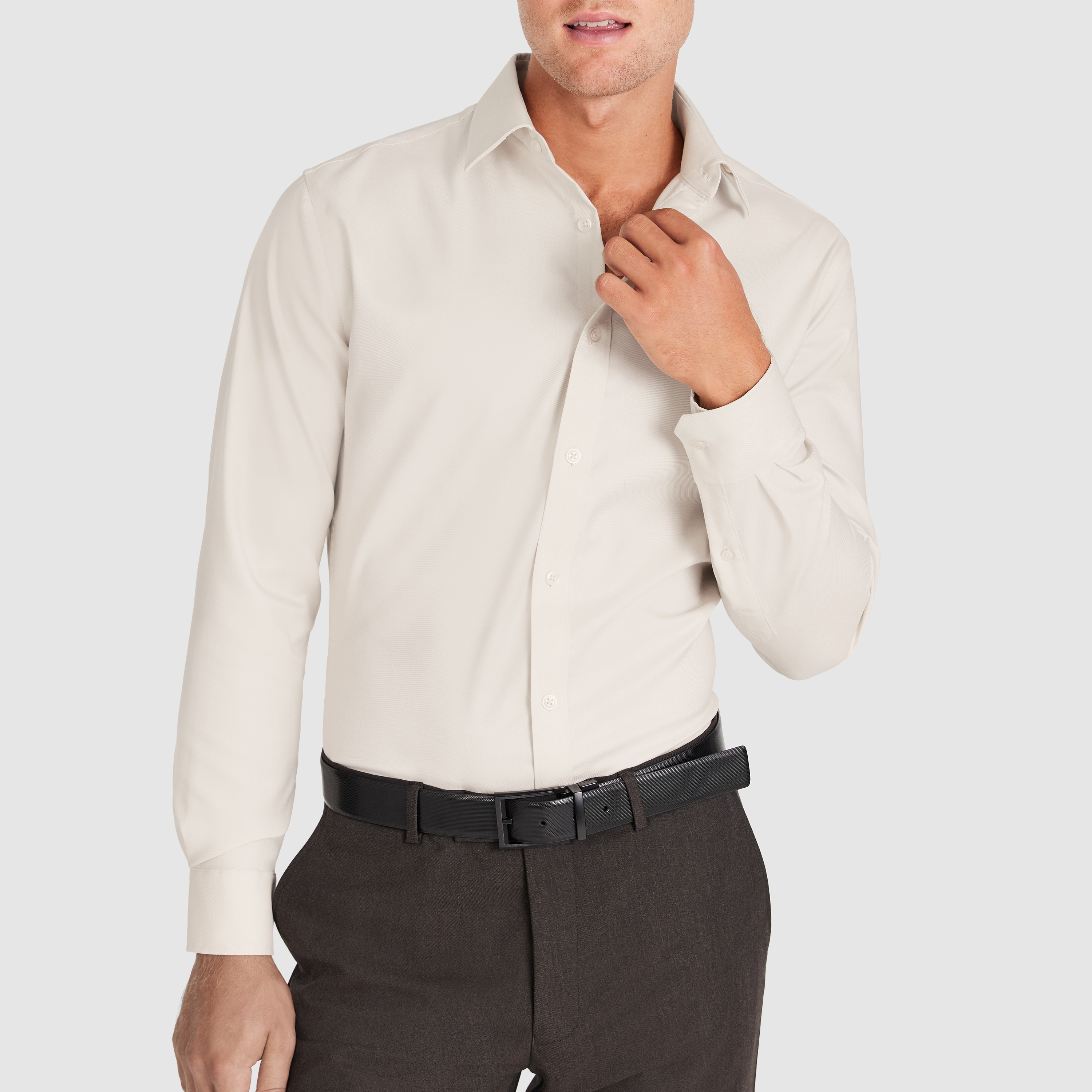 Natural Quantum Slim Non Iron Shirt