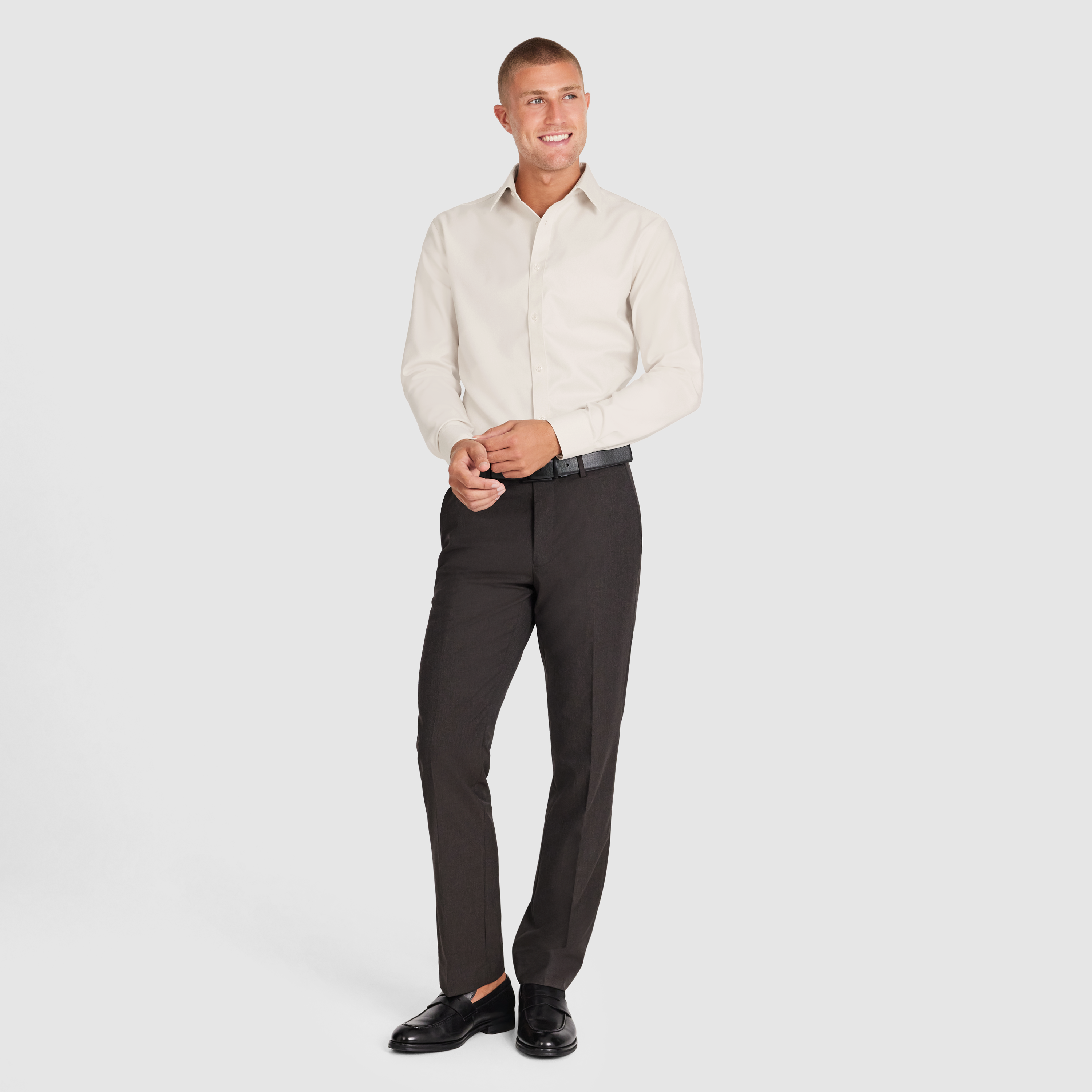 Natural Quantum Slim Non Iron Shirt
