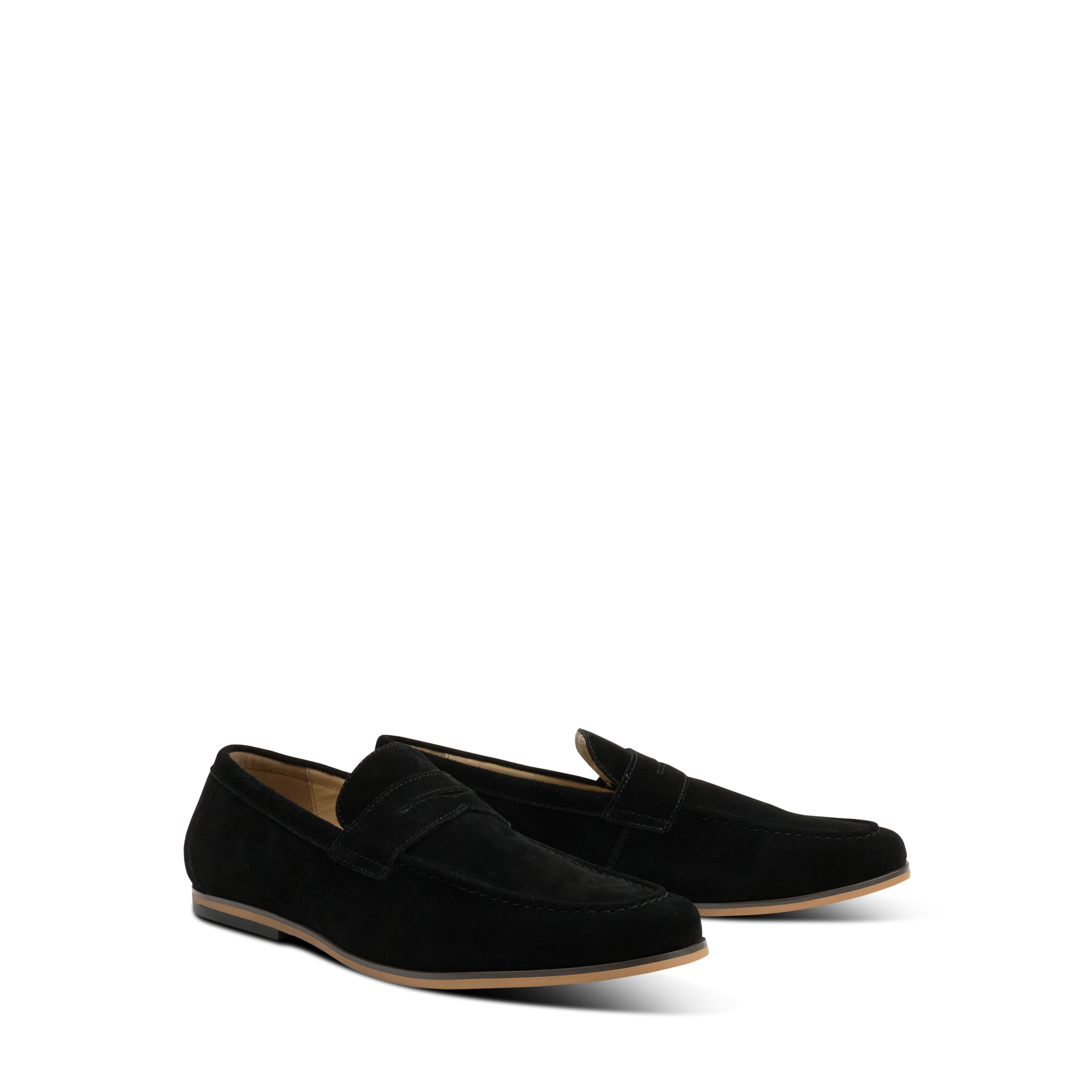 Black Jonson Suede Dress Loafer