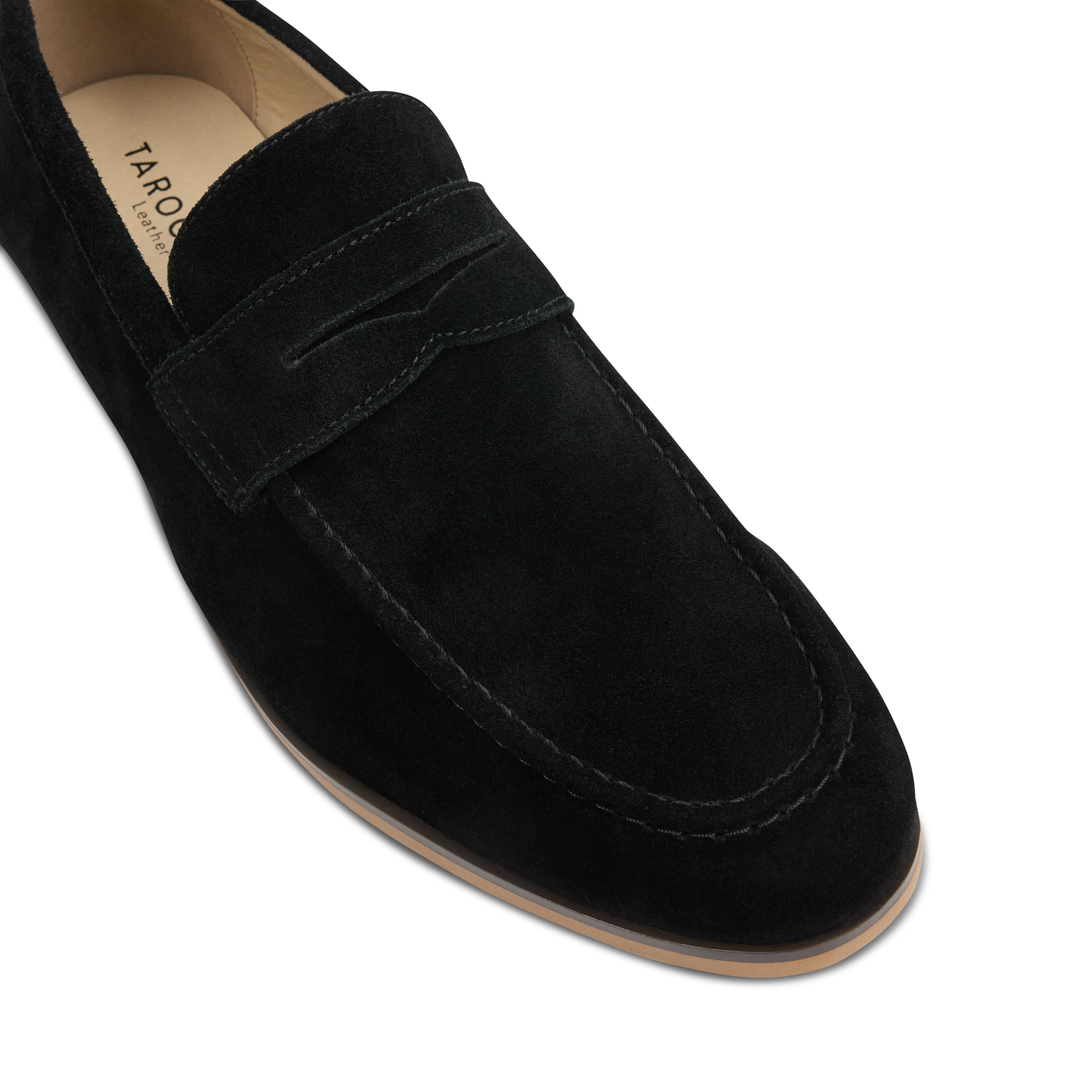 Black Jonson Suede Dress Loafer