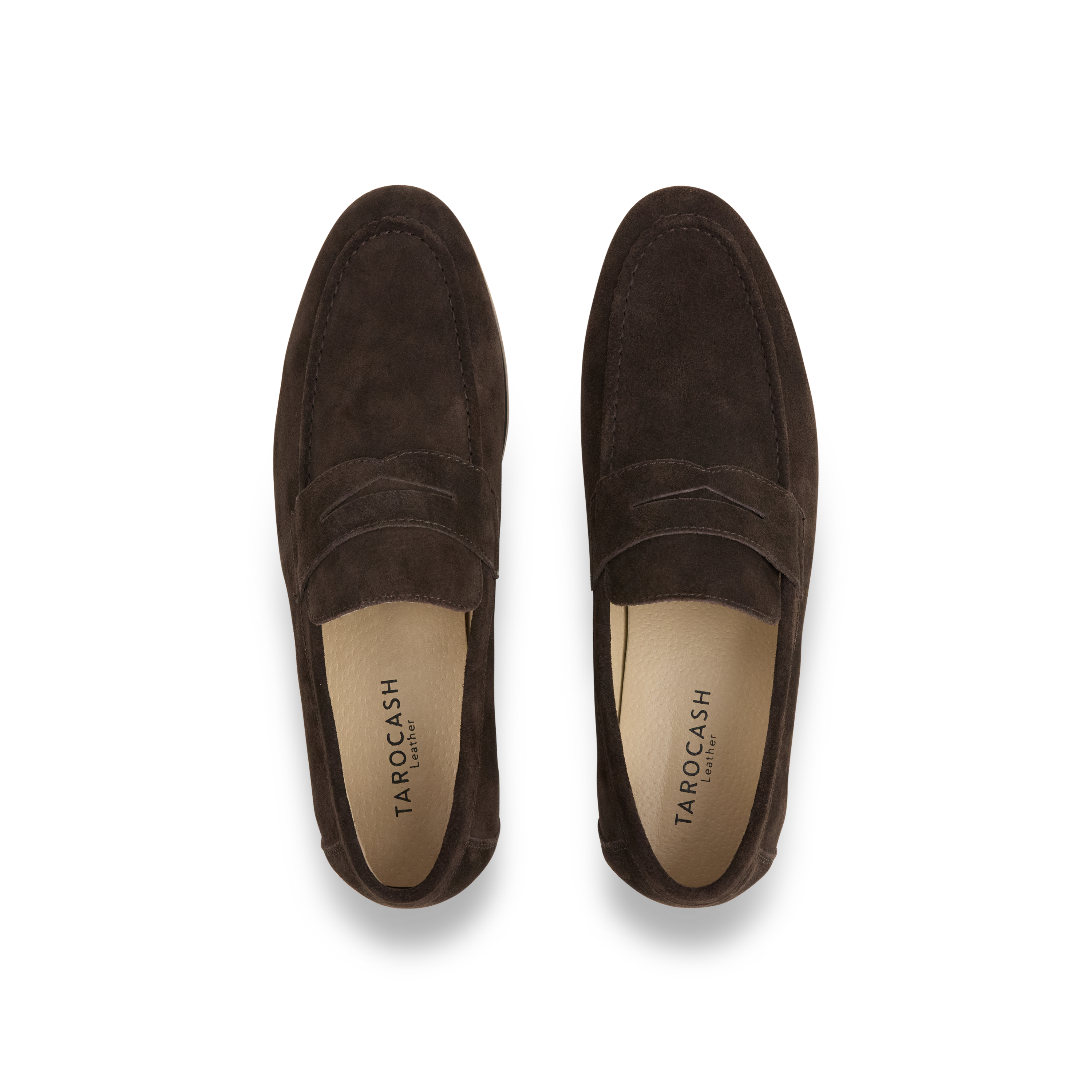 Chocolate Jonson Suede Dress Loafer