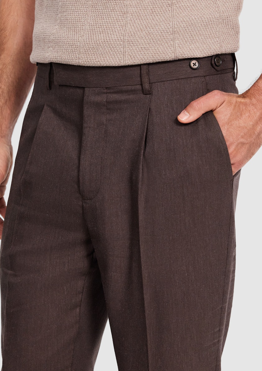 Marvel Pleat Linen Pant