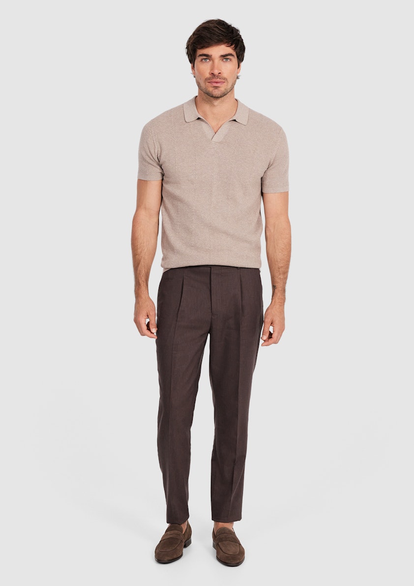 Marvel Pleat Linen Pant