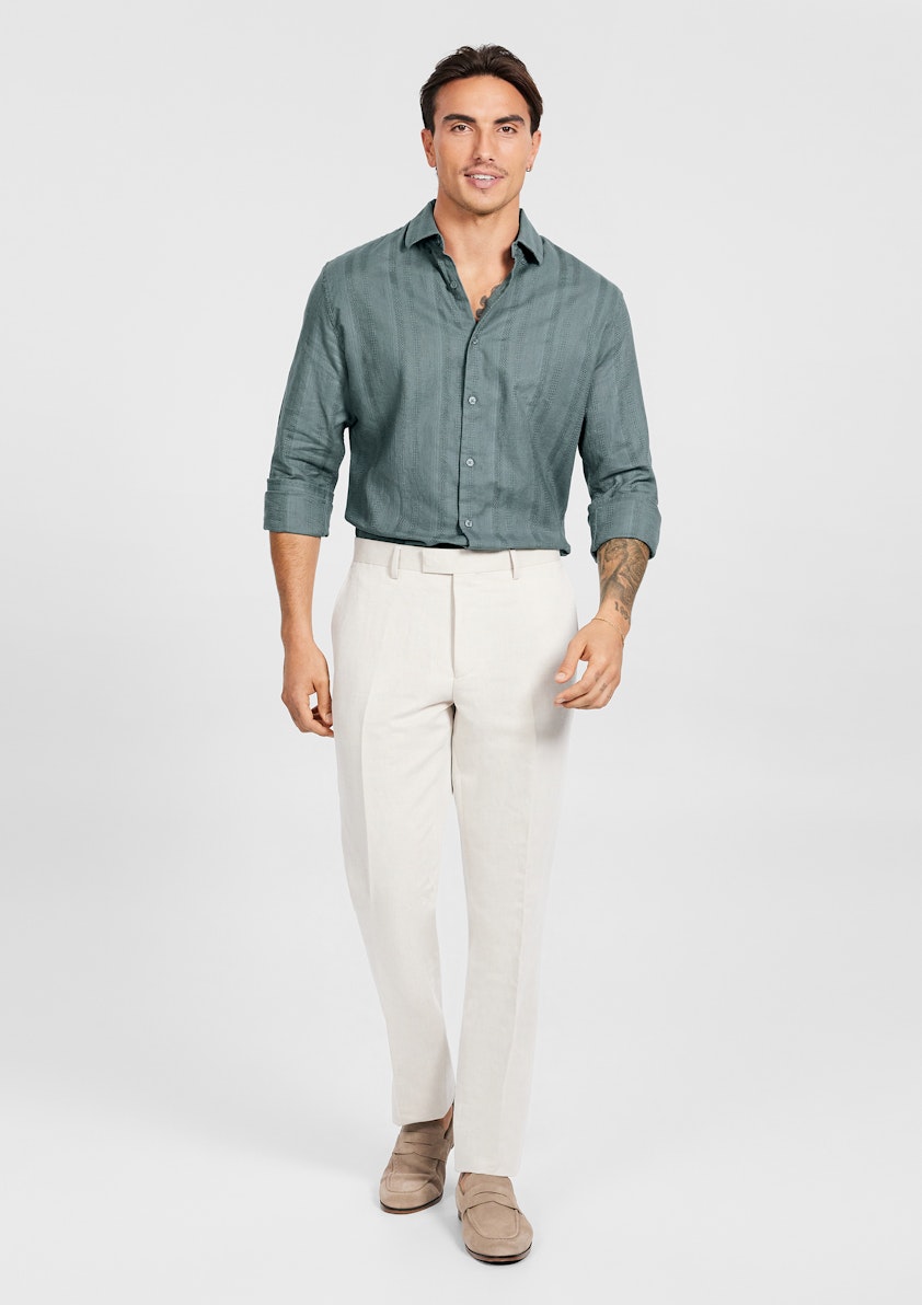 Evolve Textured Linen Shirt