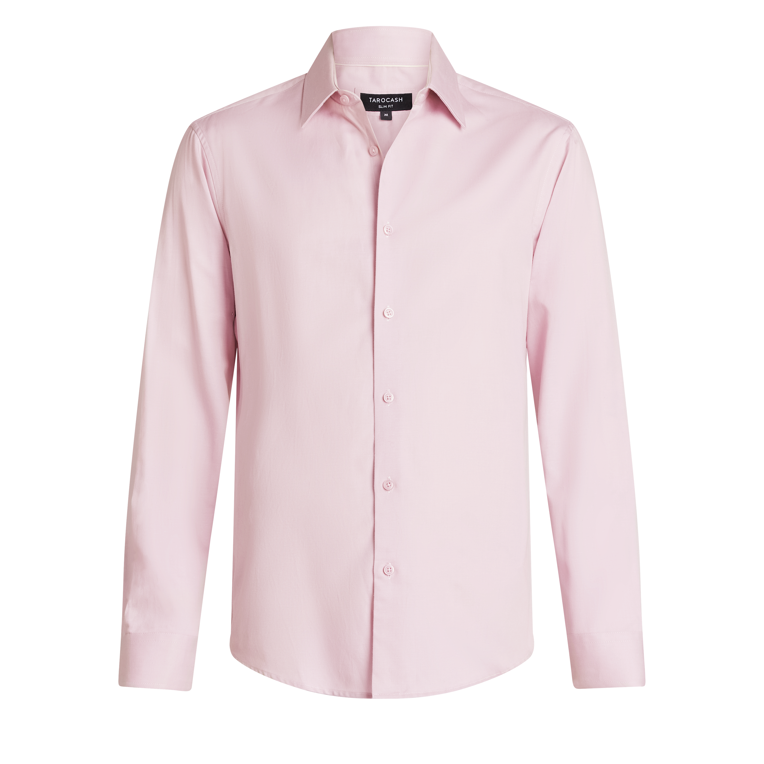 Pink Marvel Slim Smart Linen Shirt