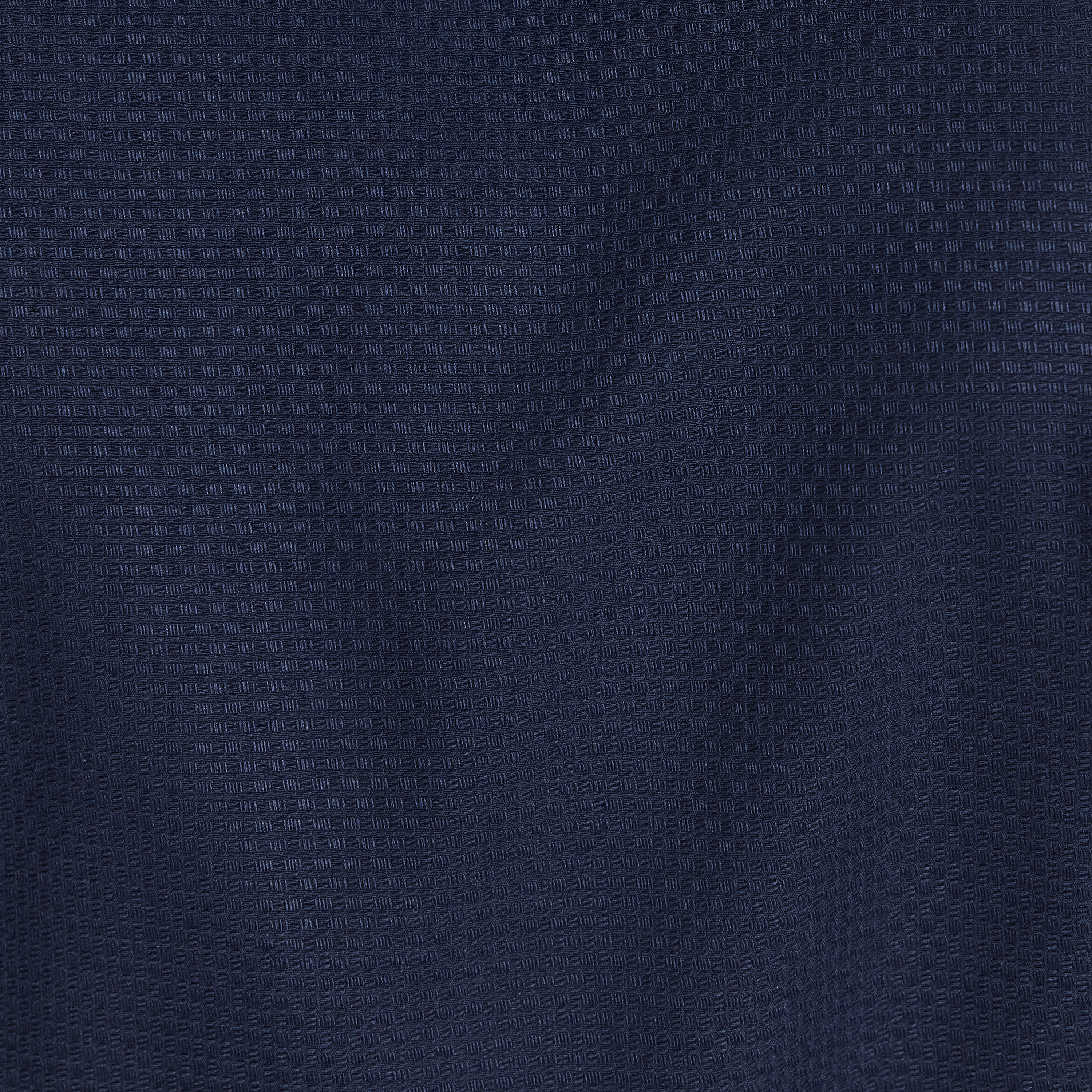 Navy Cy Slim Textured Bamboo Shirt