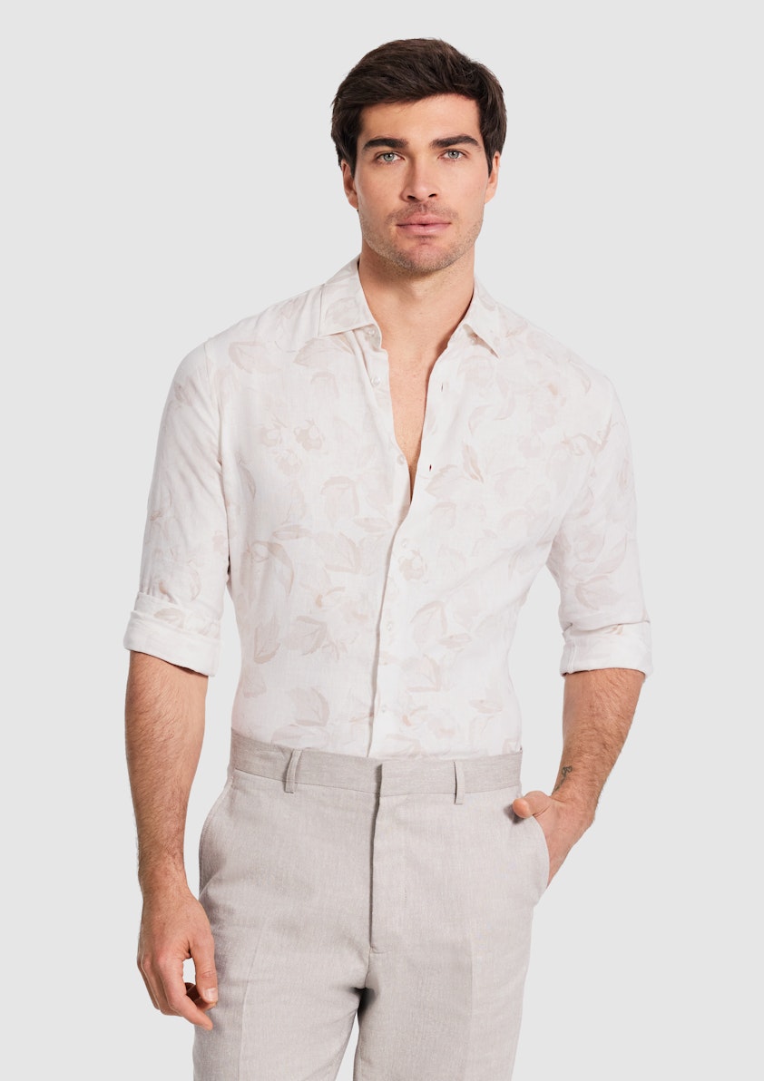 Havana Linen Abstract Shirt