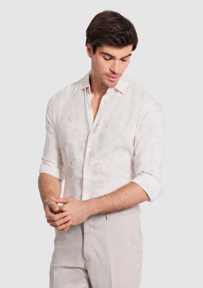 Havana Linen Abstract Shirt