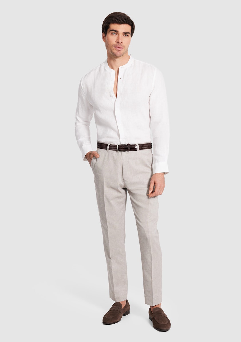 Corfu Slim Linen Shirt
