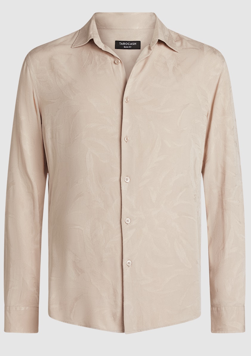Natural Luna Slim Viscose Leaf Shirt