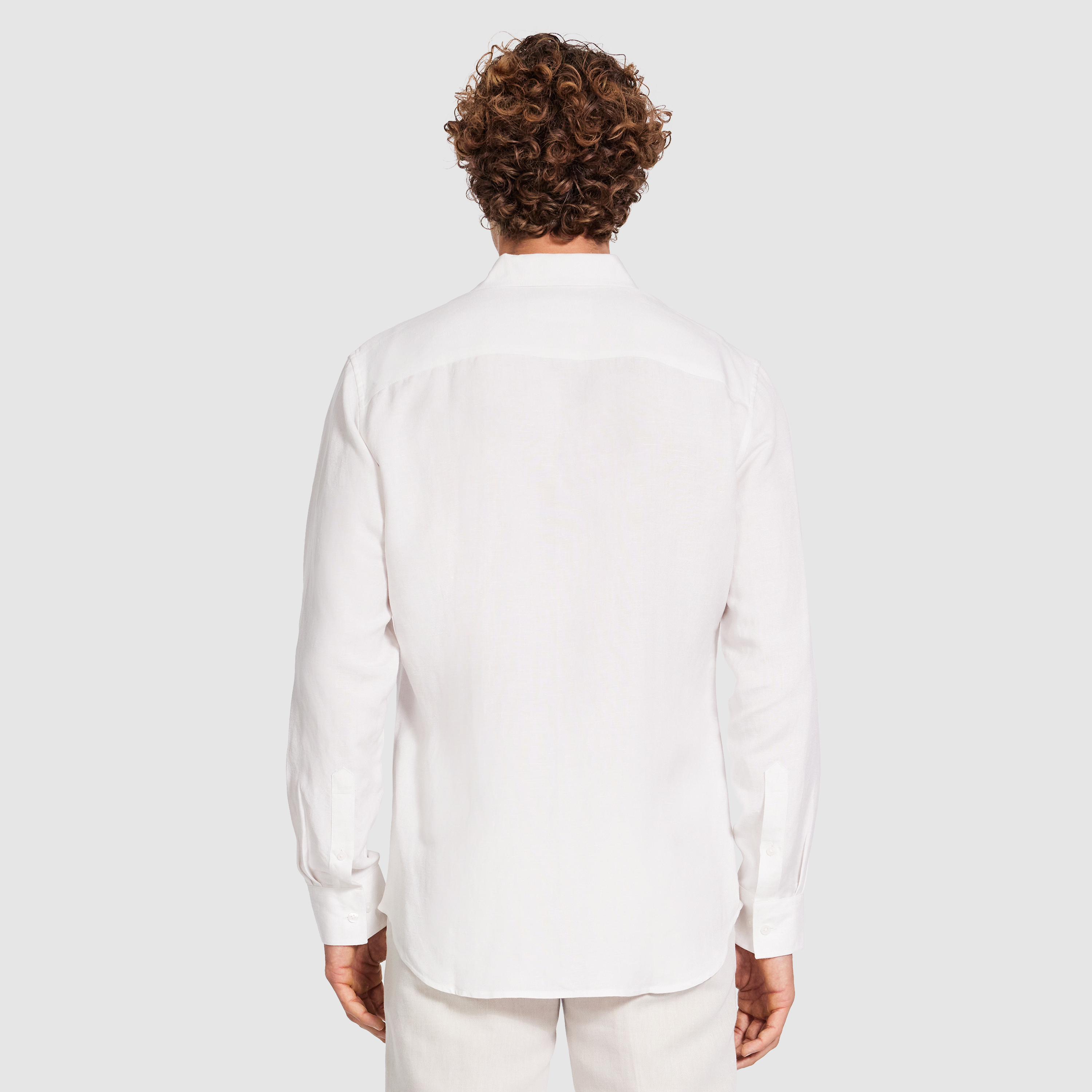Andre Embroidered Linen Shirt