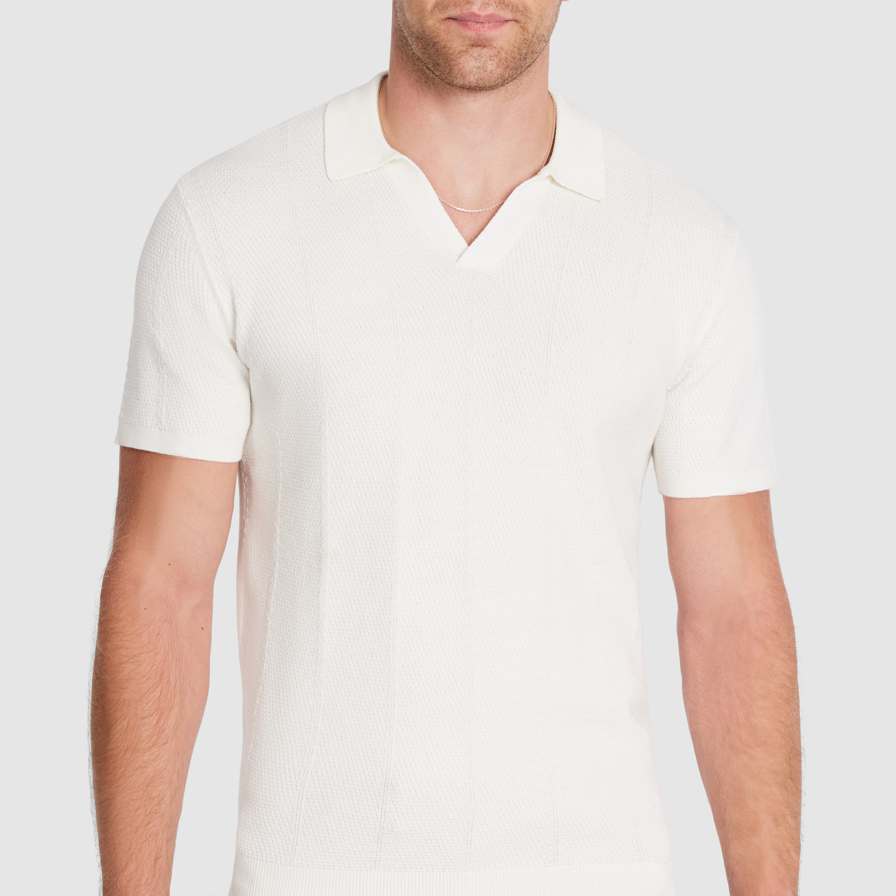 Ivory Casa Knit Polo