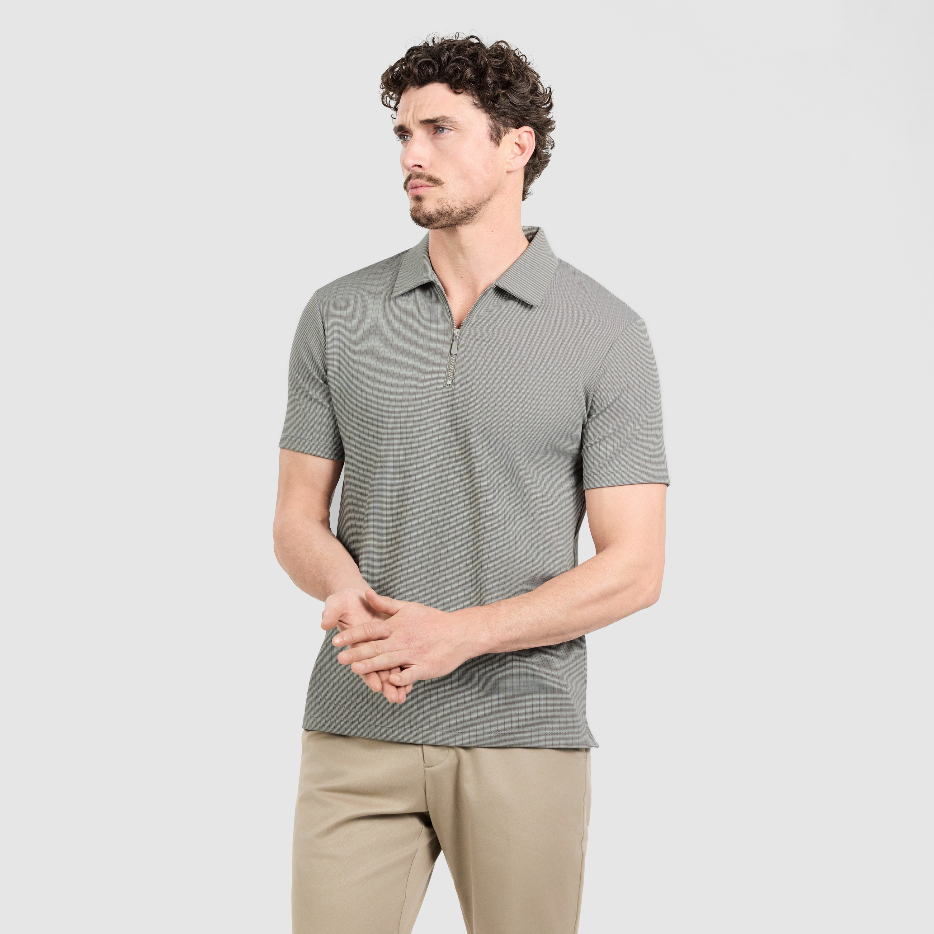 Dempsey Zip Polo