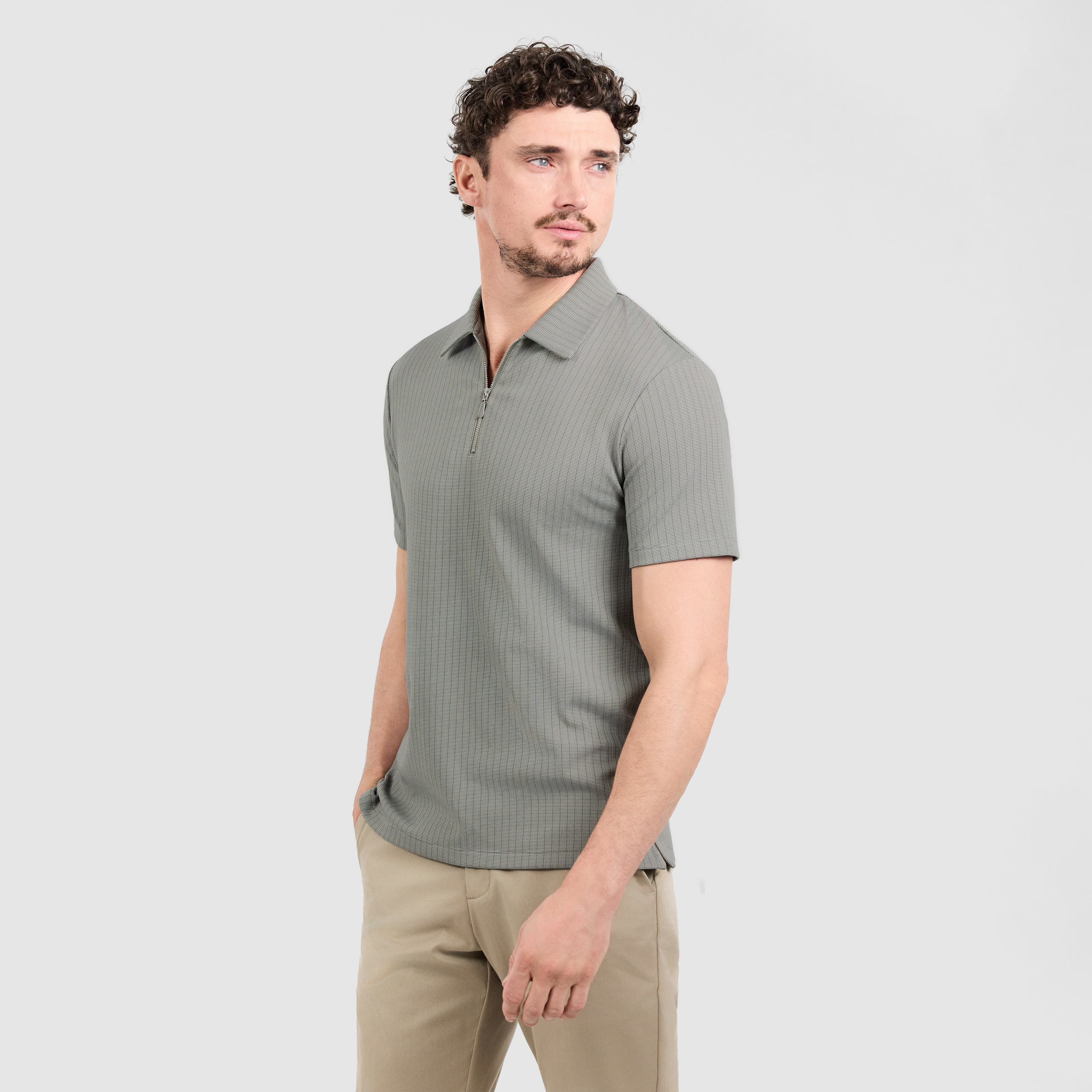 Dempsey Zip Polo
