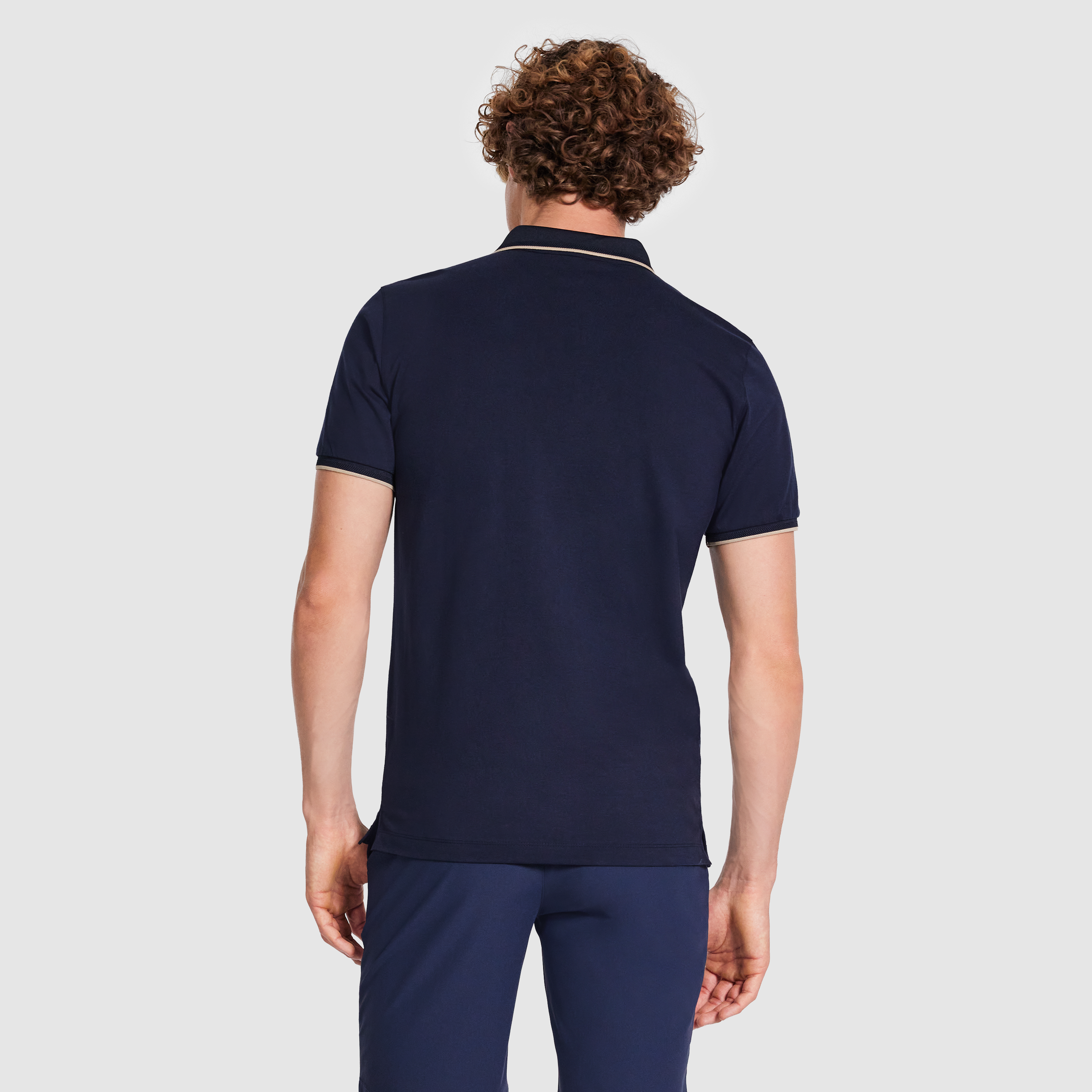 Byram Stripe Tech Polo