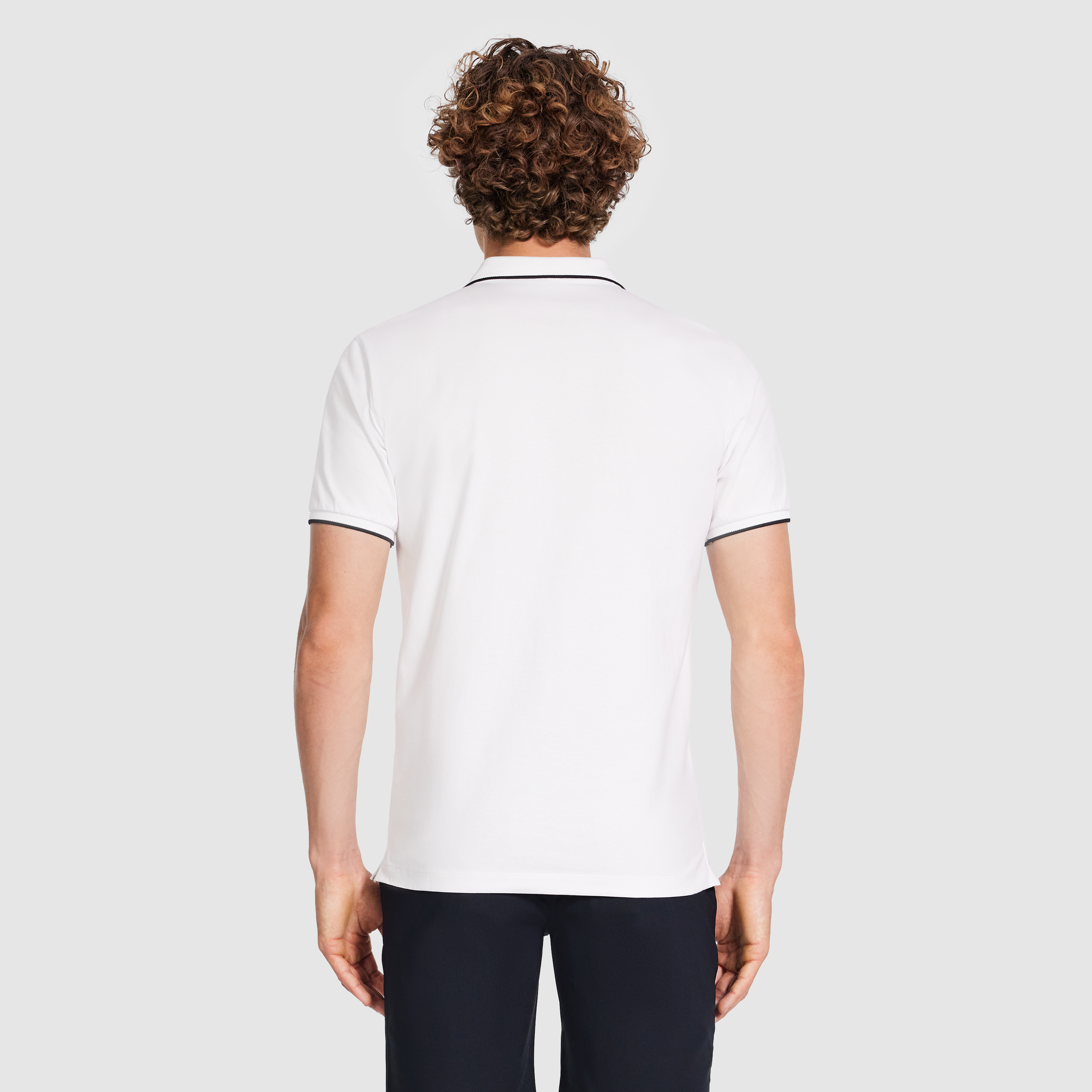 Byram Stripe Tech Polo