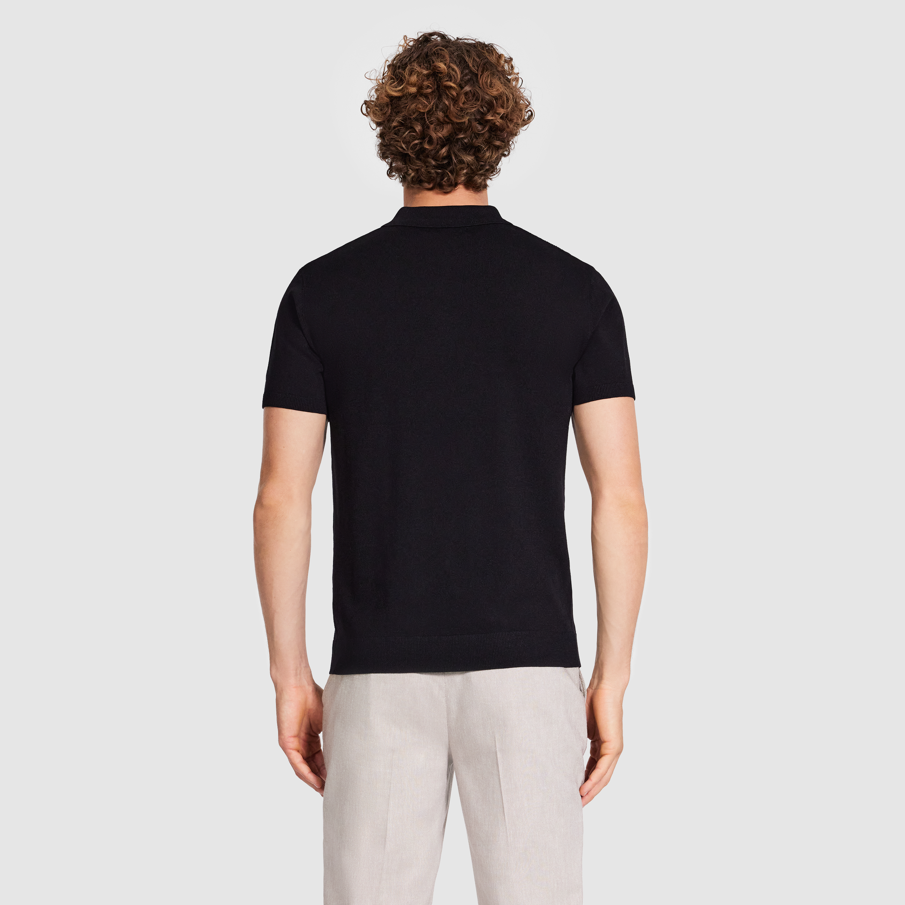 Stilone Zip Knit Polo