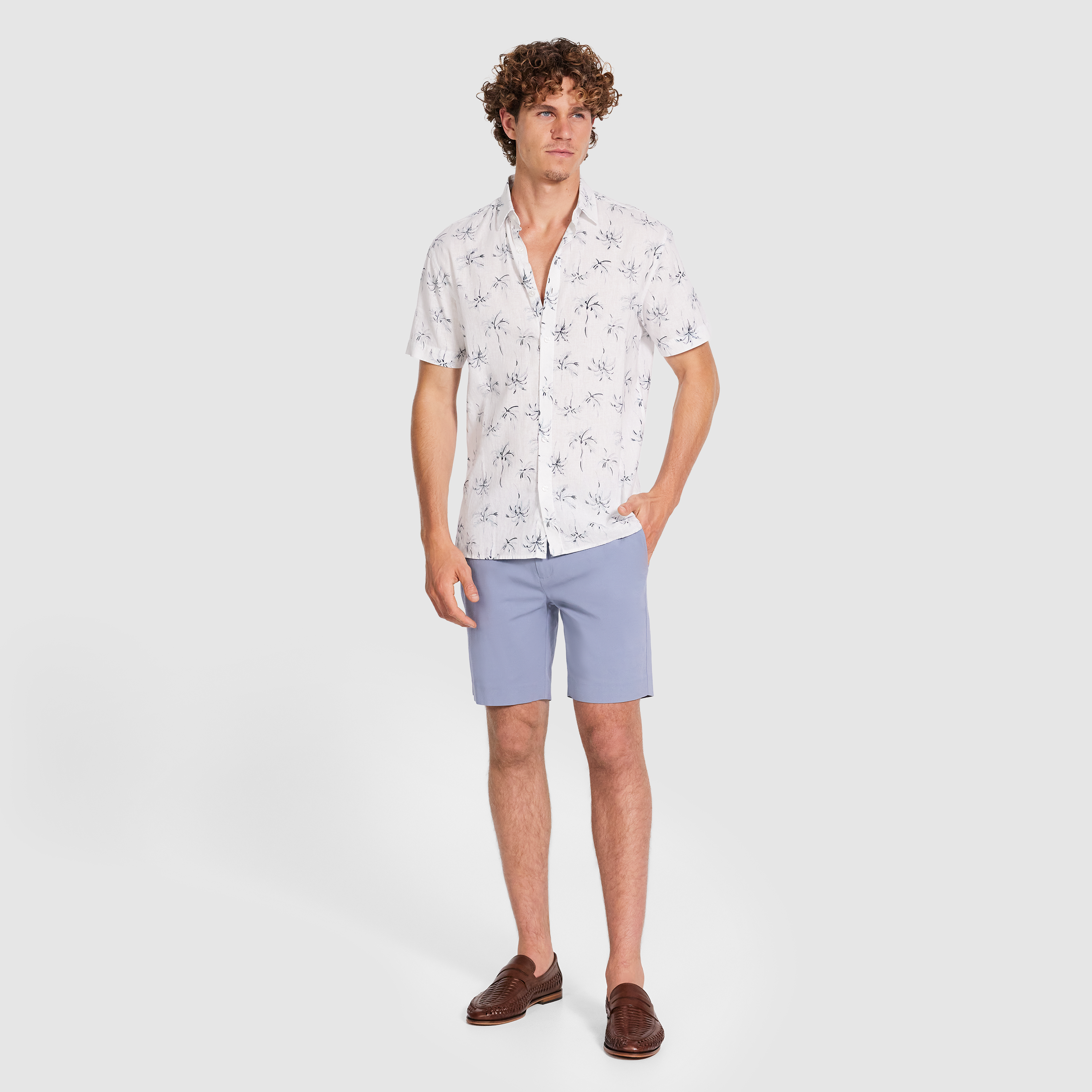 Mid Blue Blade Regular Stretch Short