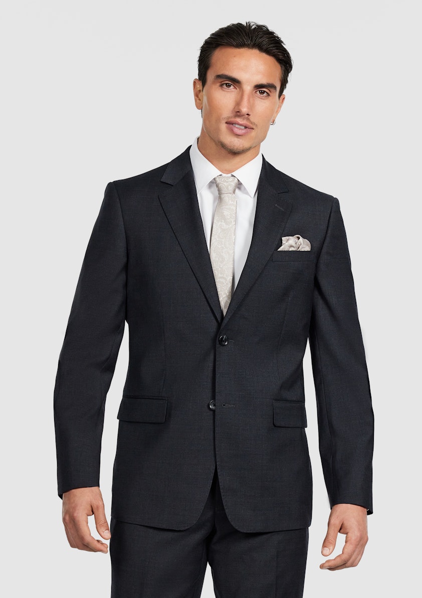 Charcoal Talon Slim Wool Suit