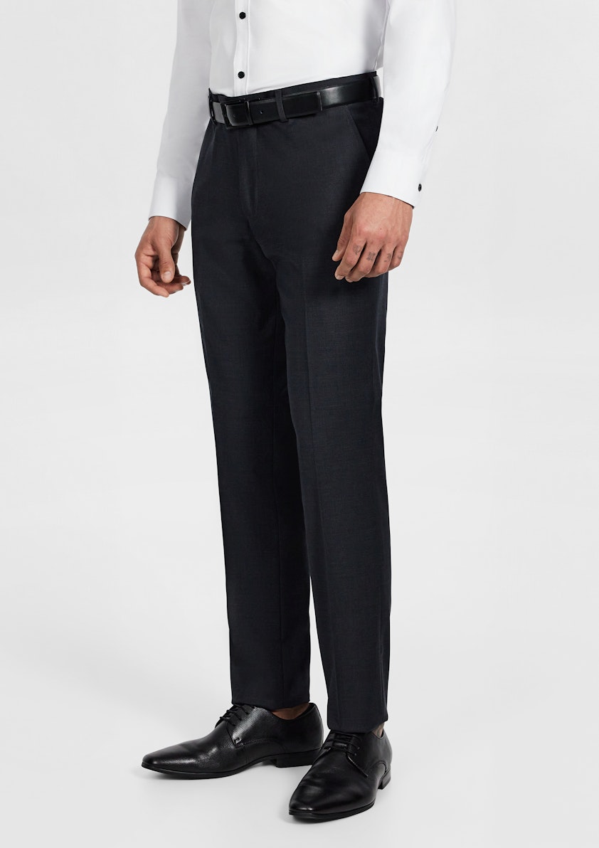 Charcoal Talon Slim Wool Suit