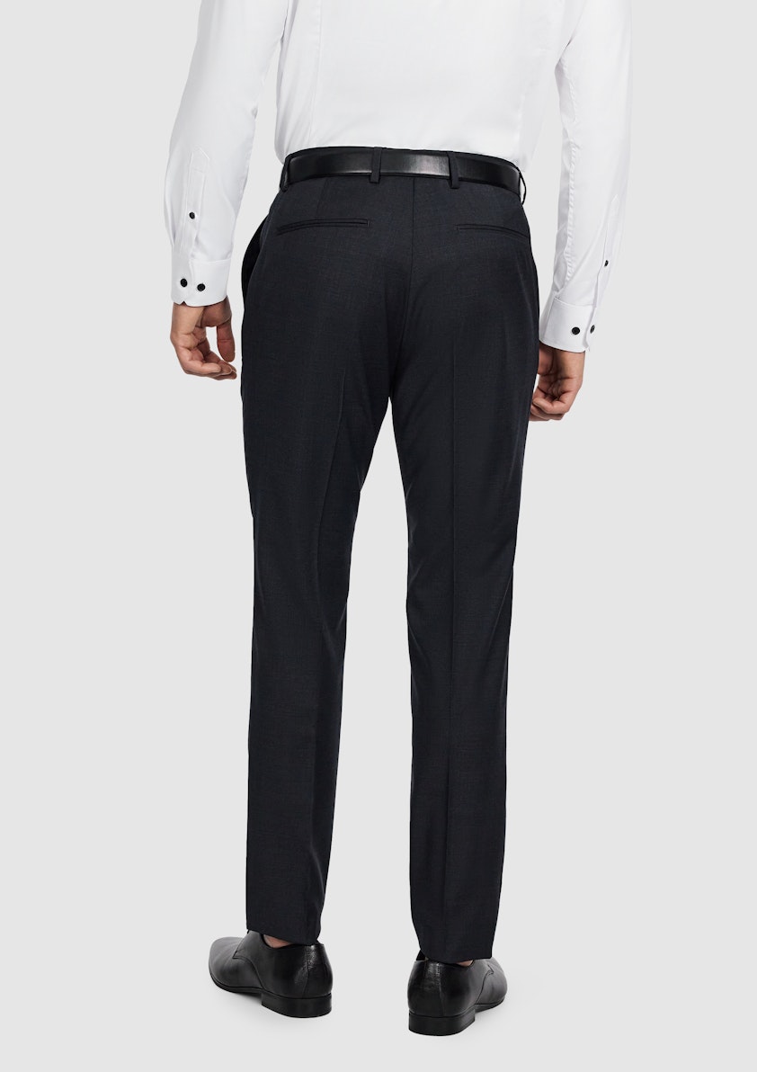 Charcoal Talon Slim Wool Suit