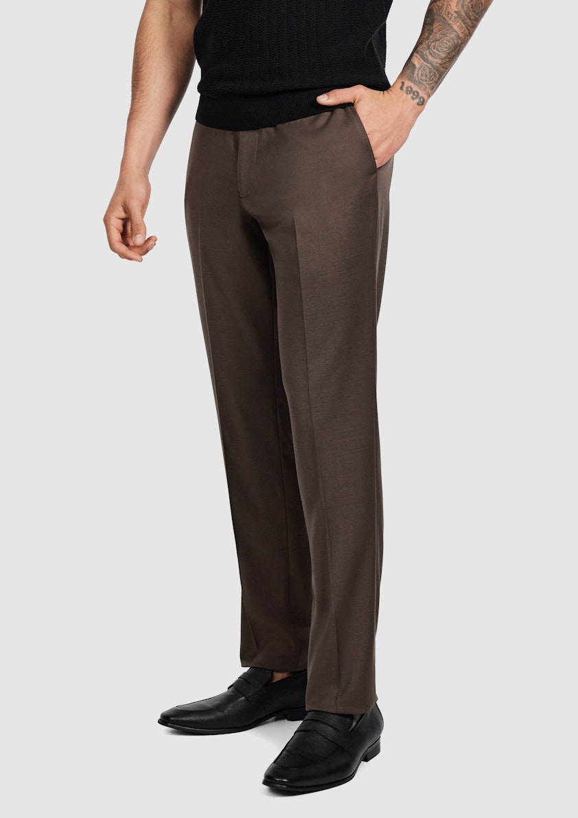 Chocolate Kutler Slim Suit