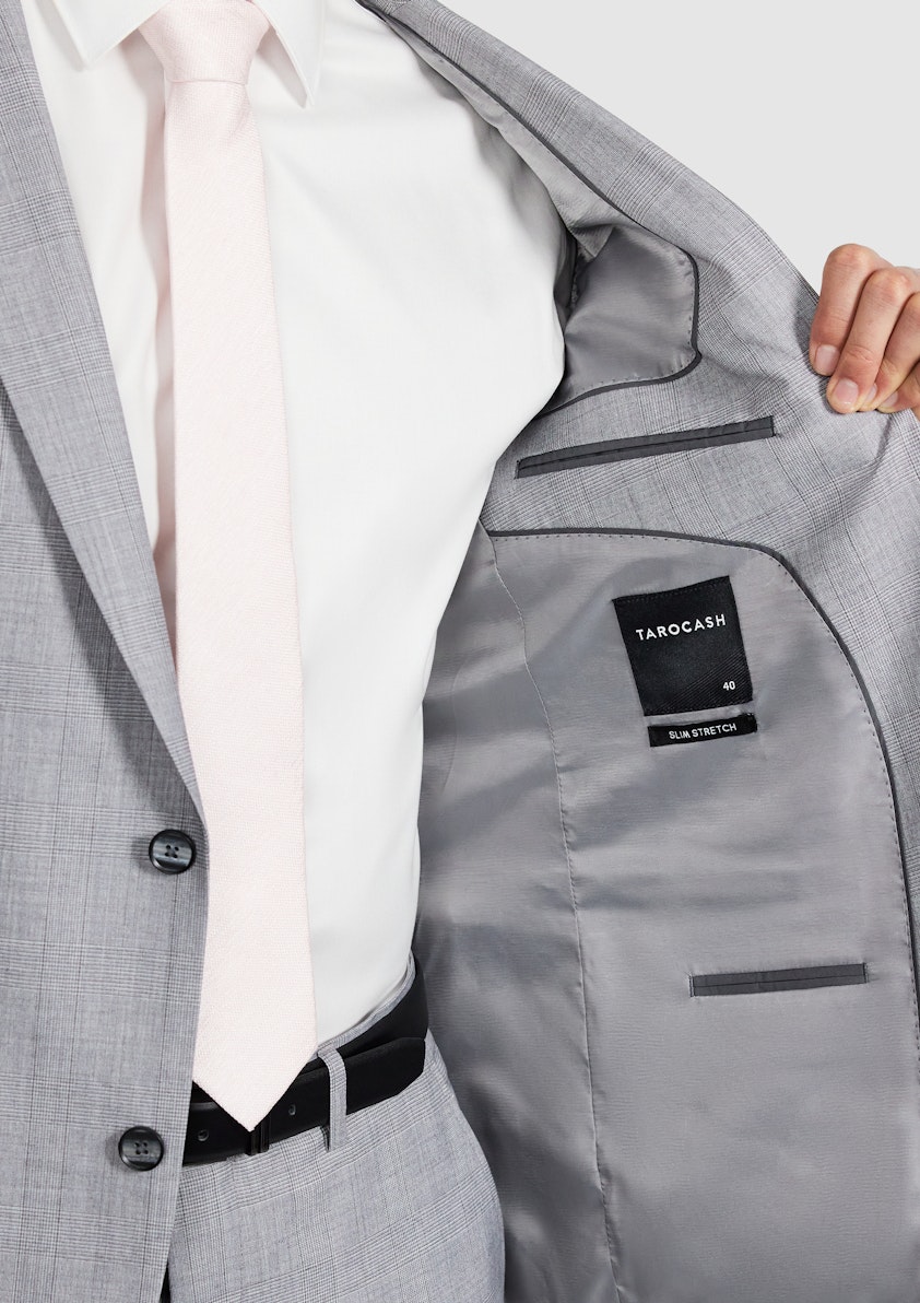Kyler Slim Check Suit Jacket