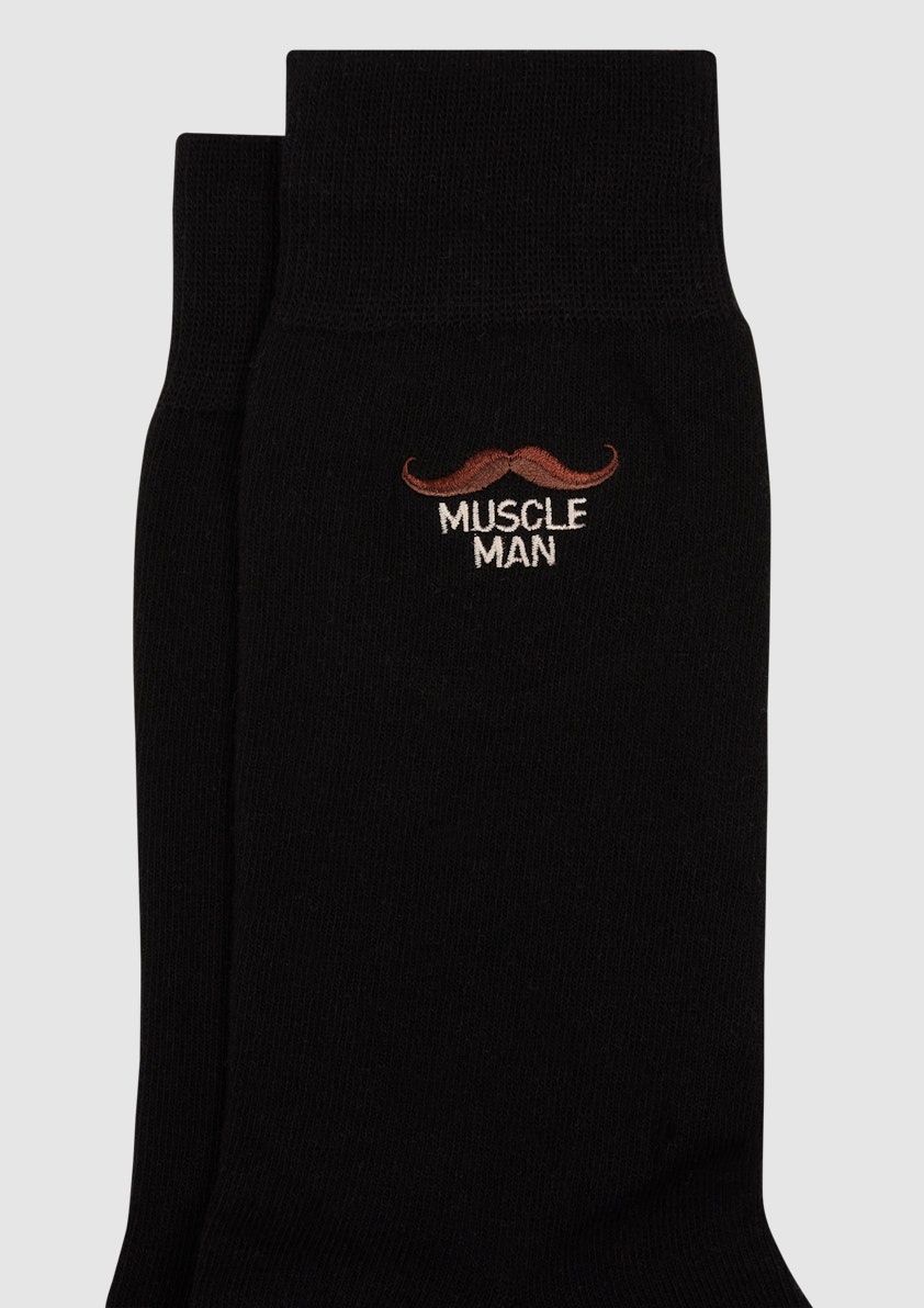 Black The Good Times Sock