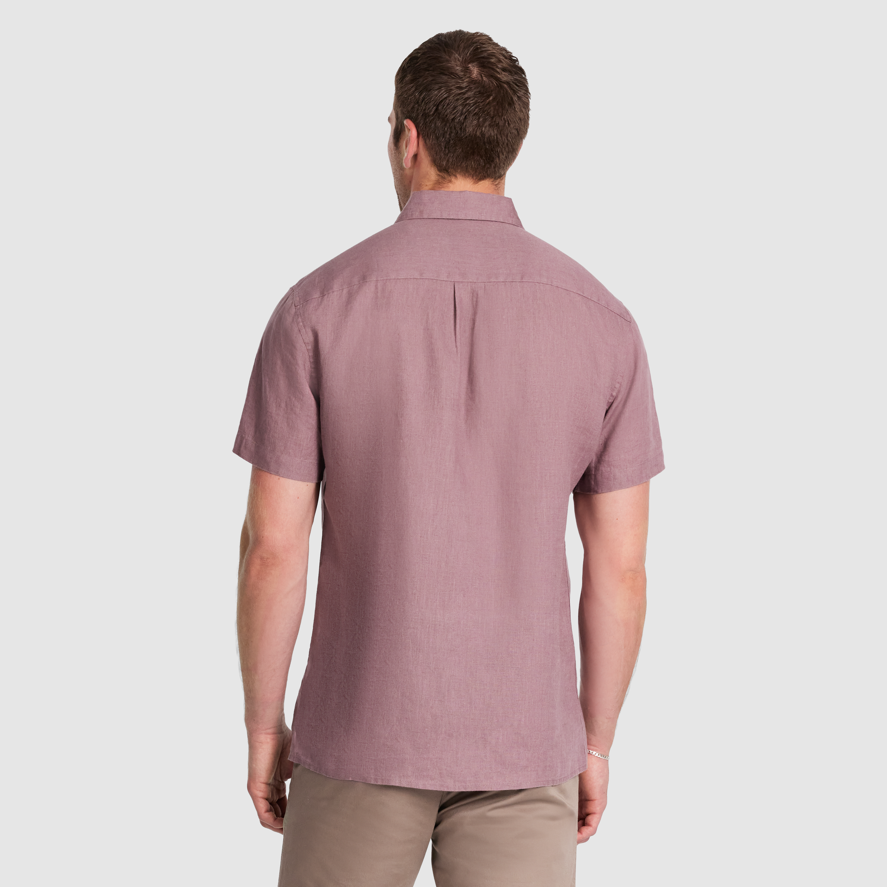 Dusty Pink Alesso Pure Linen Shirt