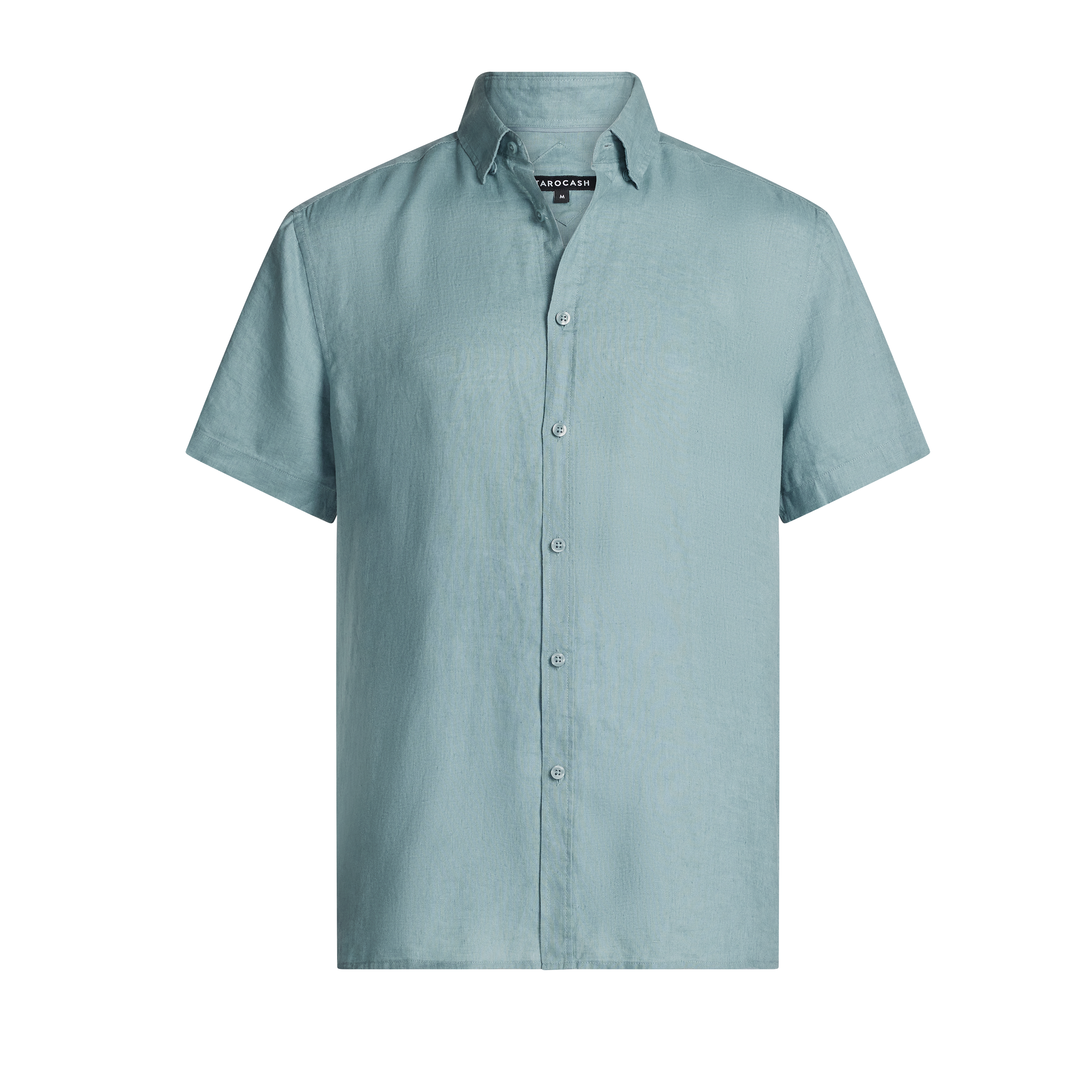Mid Green Alesso Pure Linen Shirt