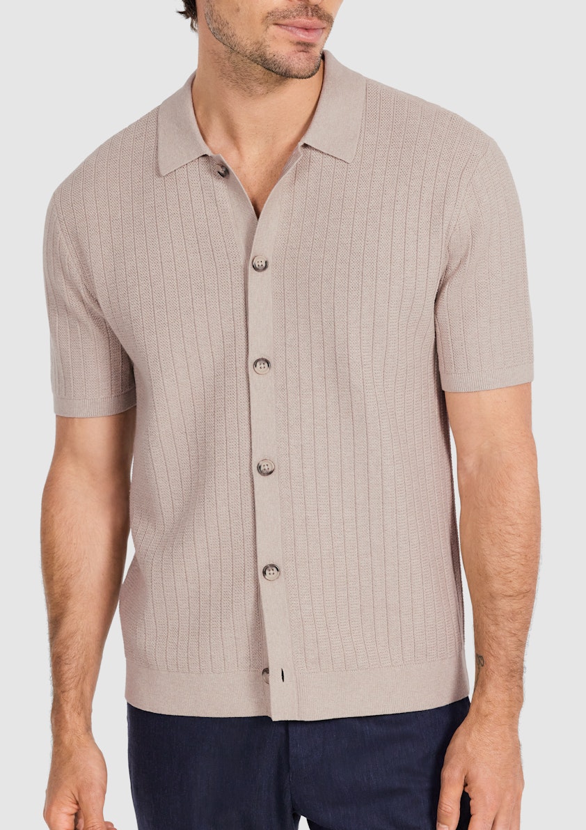Natural Faro Knit Shirt