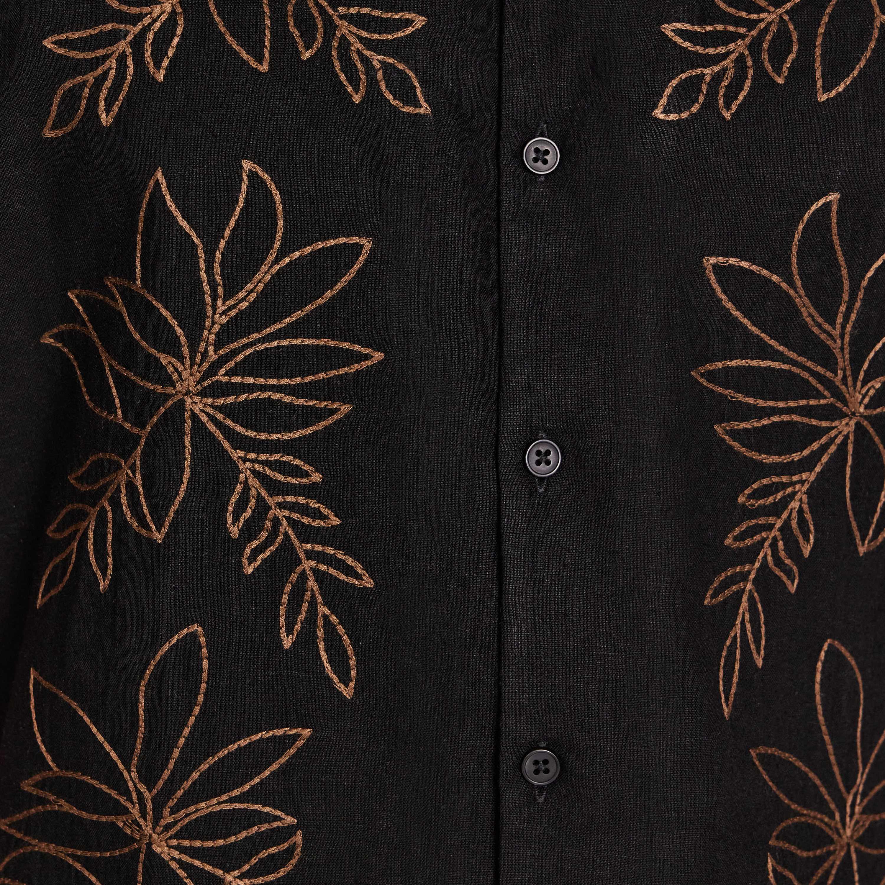 Kota Embroidered Linen Shirt
