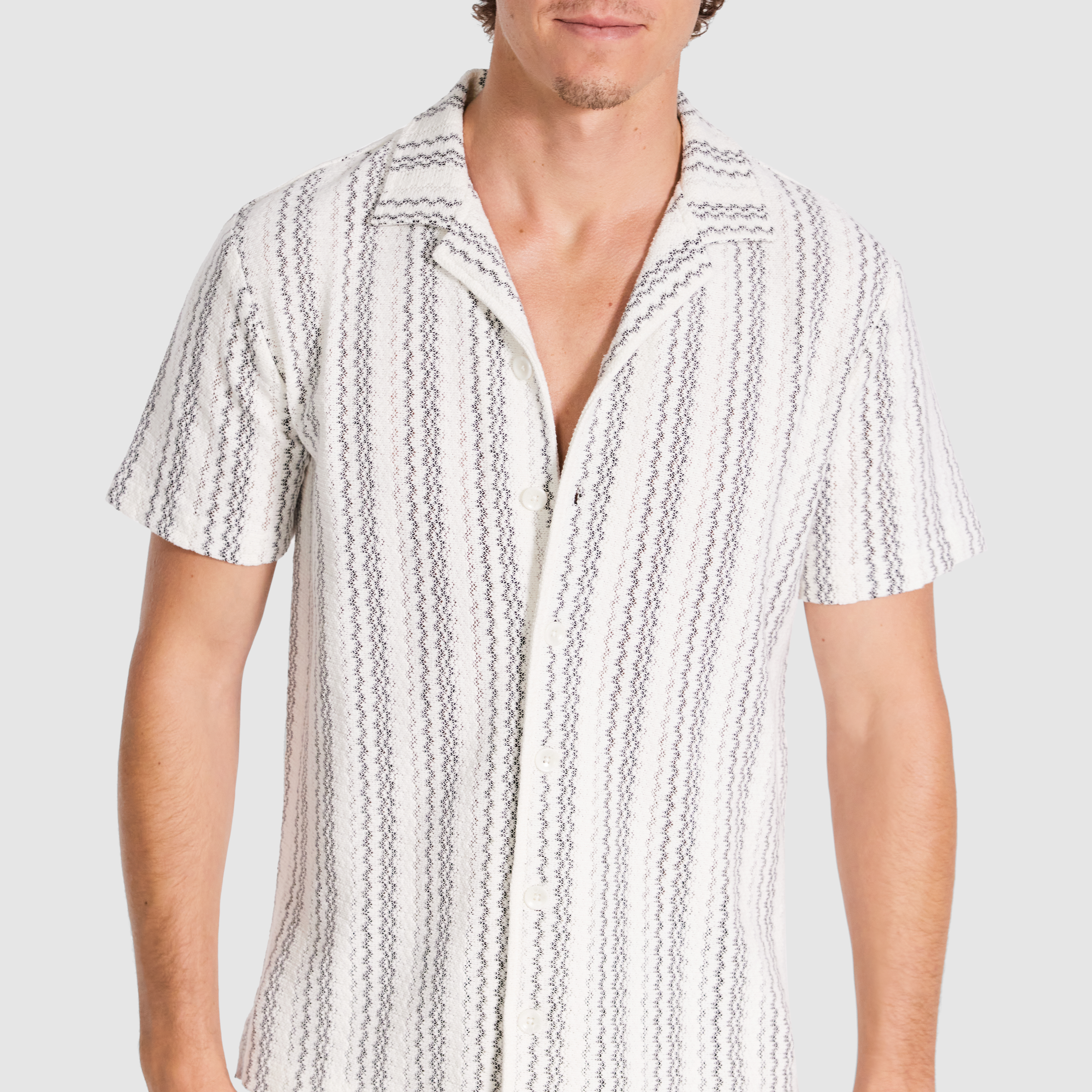 Kairo Stripe Textured Shirt