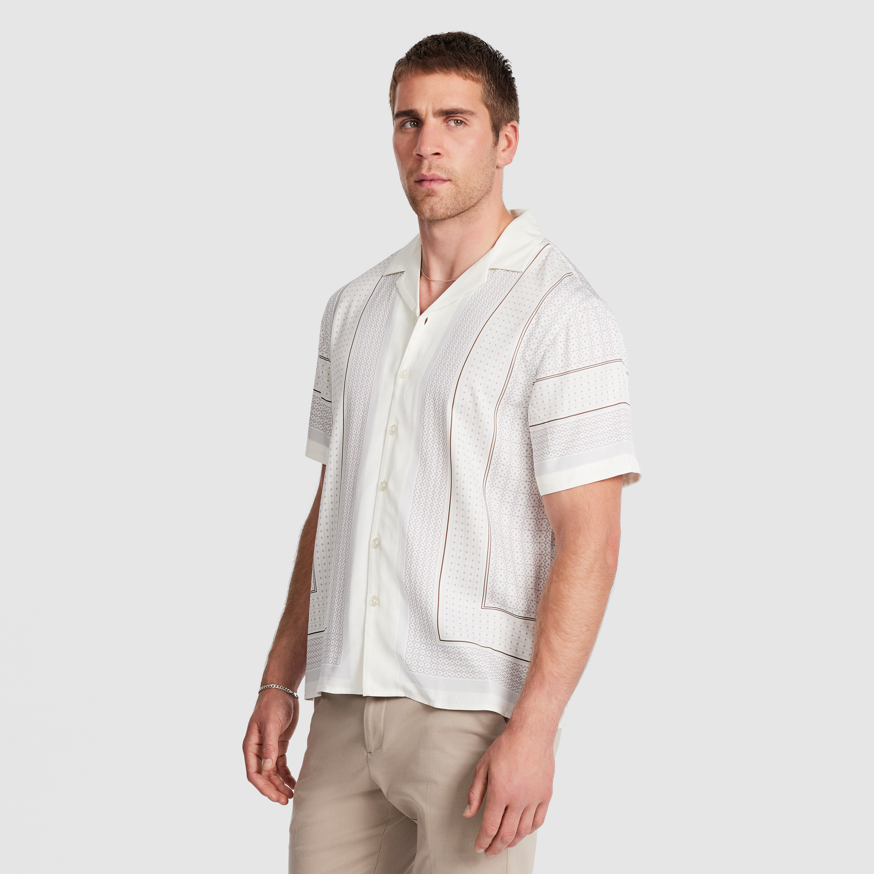 Jaques Viscose Geo Shirt