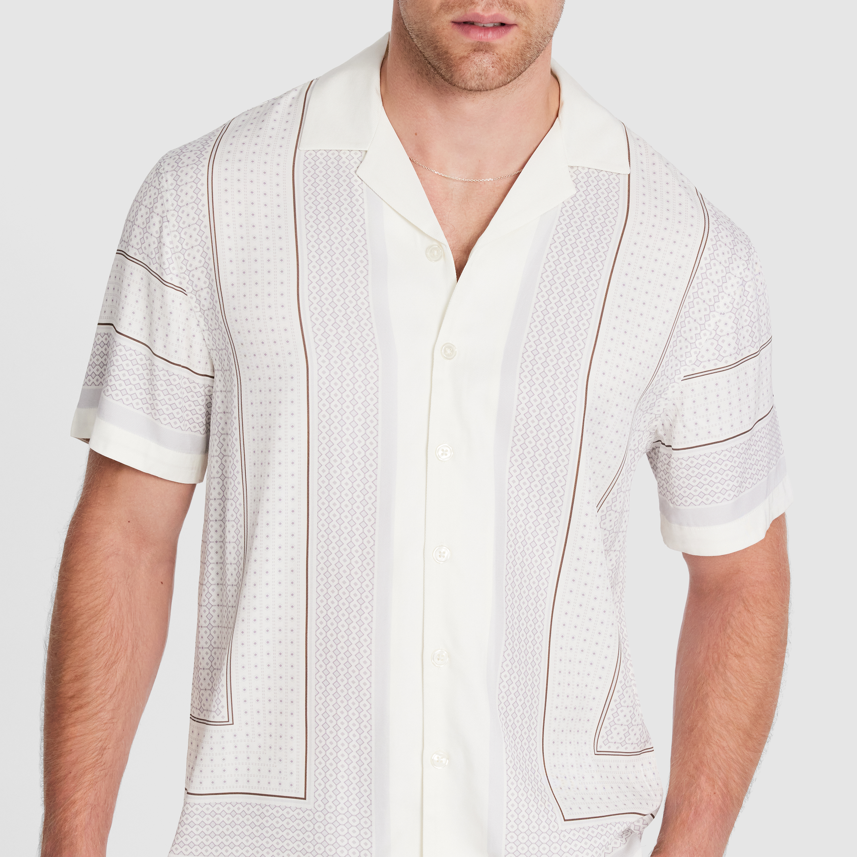 Jaques Viscose Geo Shirt