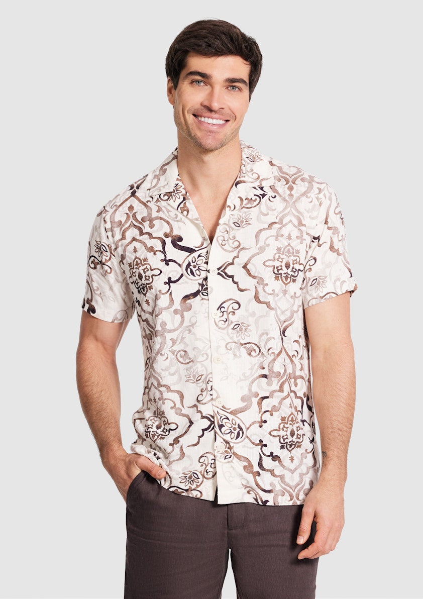 Airton Linen Paisley Shirt