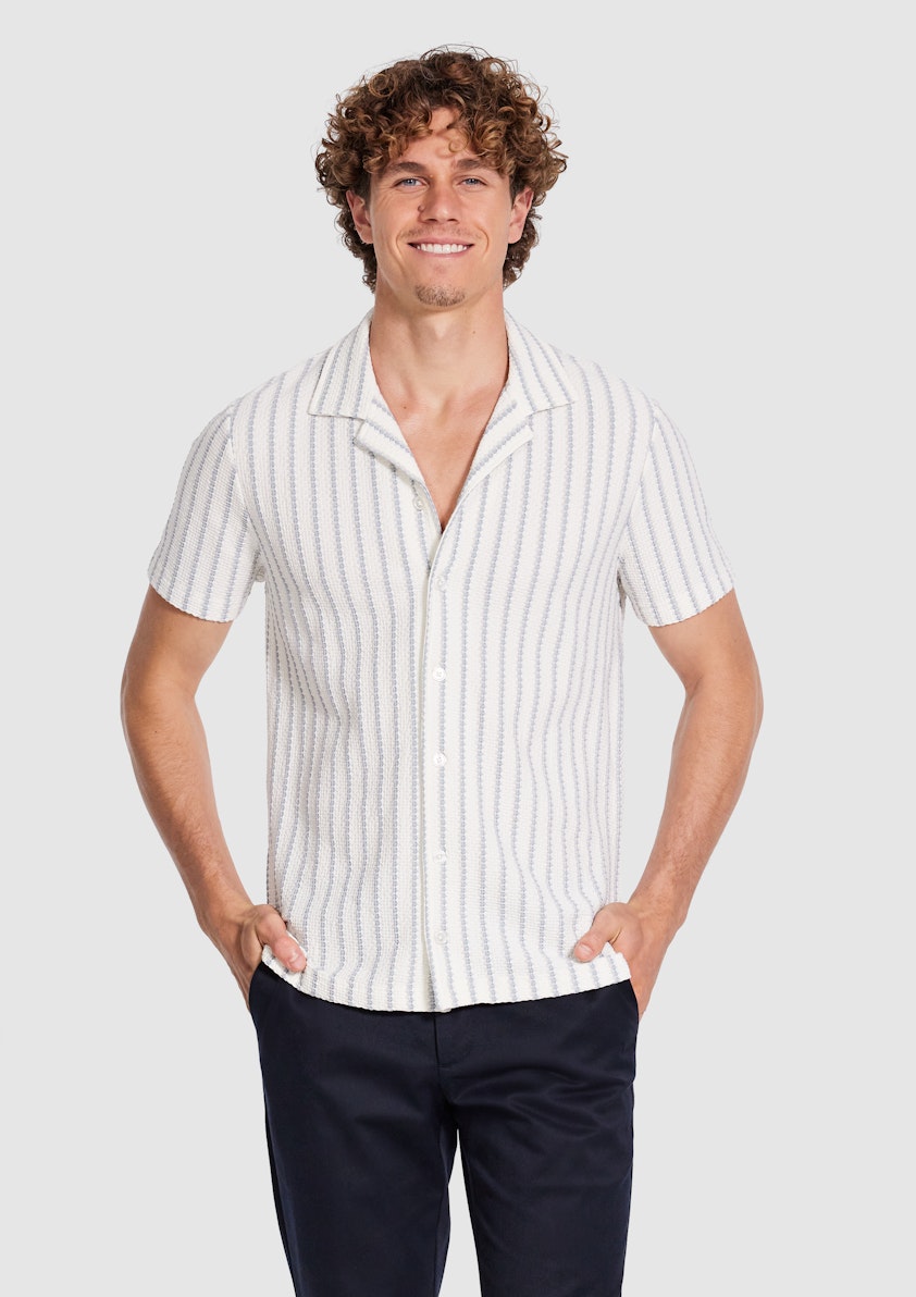 Gable Stripe Textured Shirt