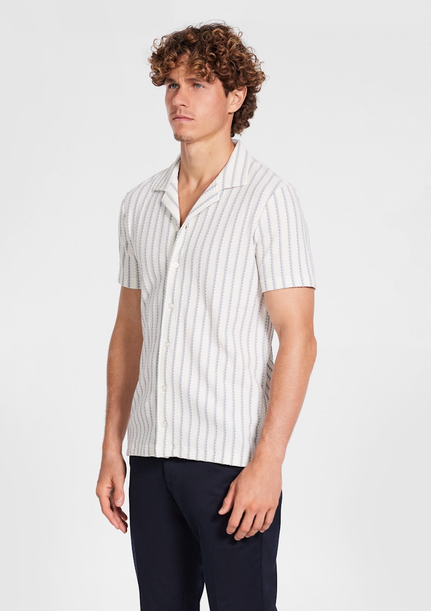 Gable Stripe Textured Shirt