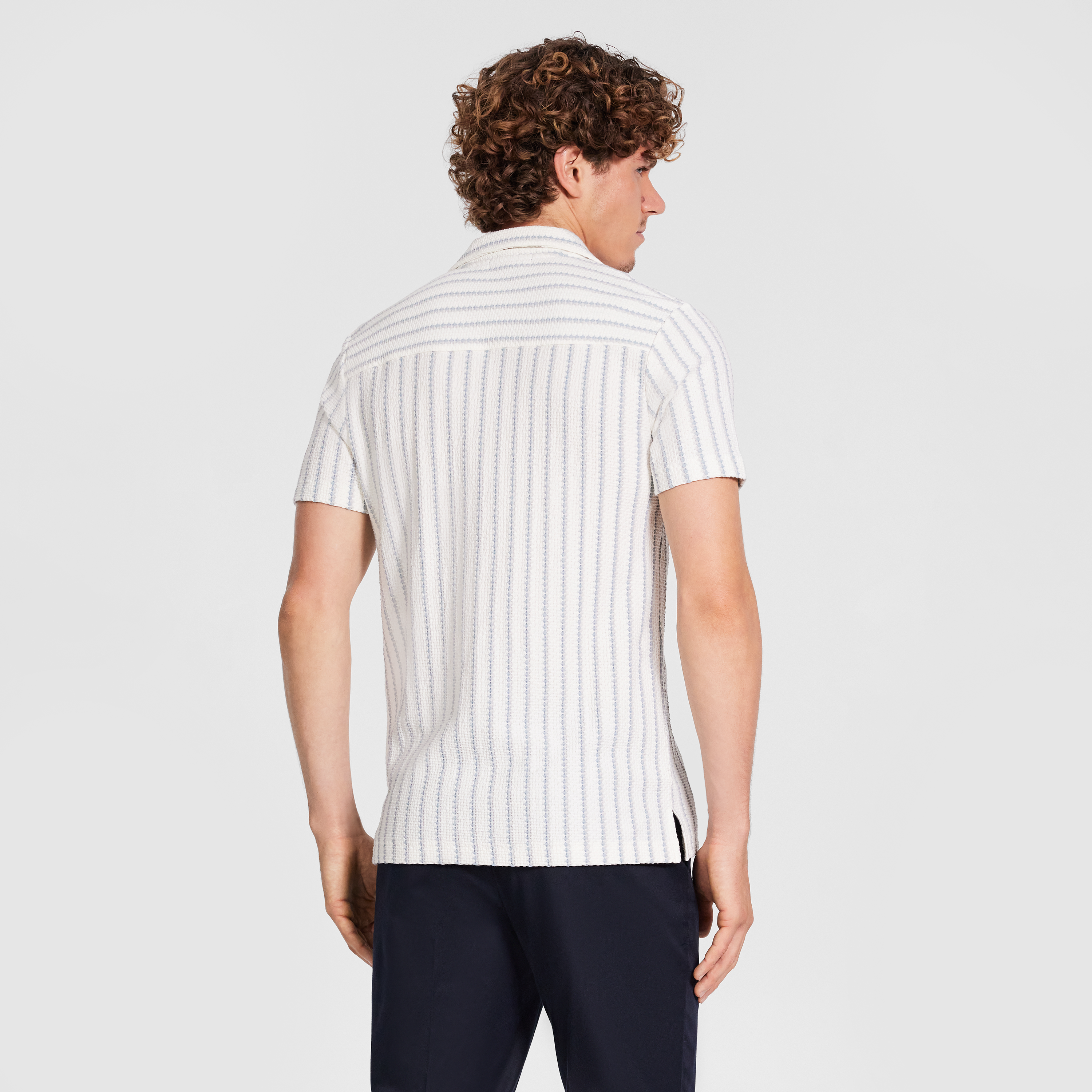 Gable Stripe Textured Shirt