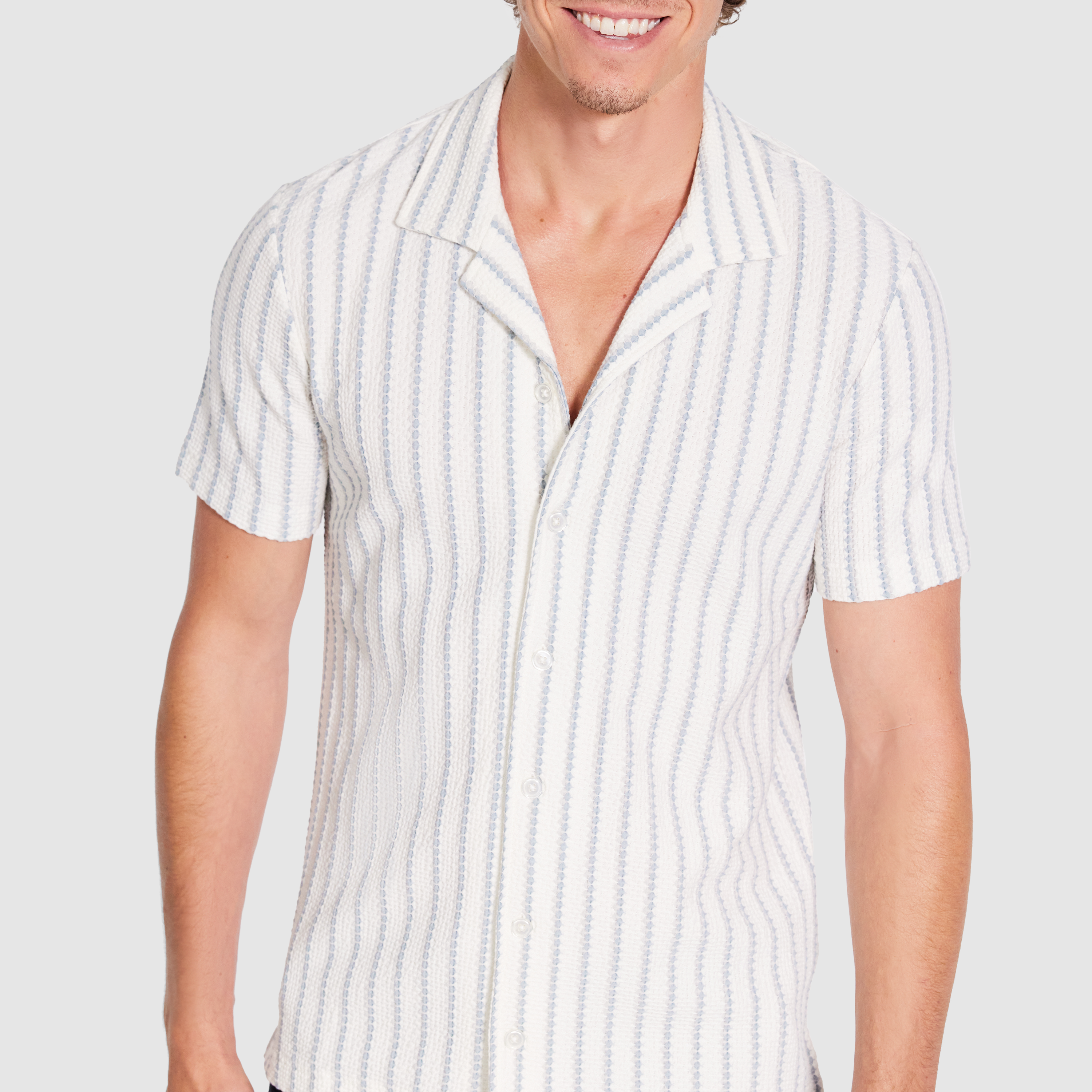 Gable Stripe Textured Shirt